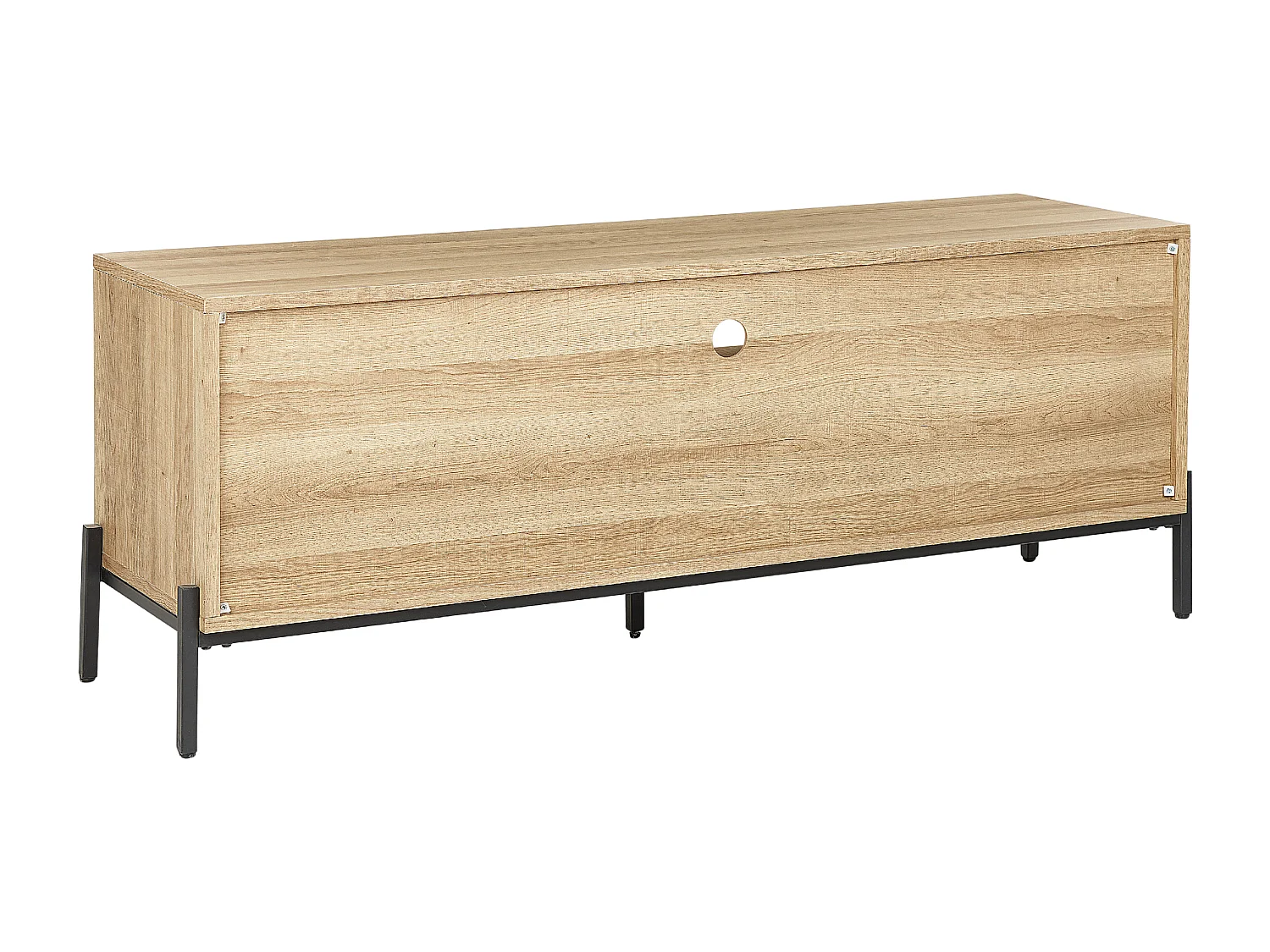 Meuble TV MOINES Marron/noir