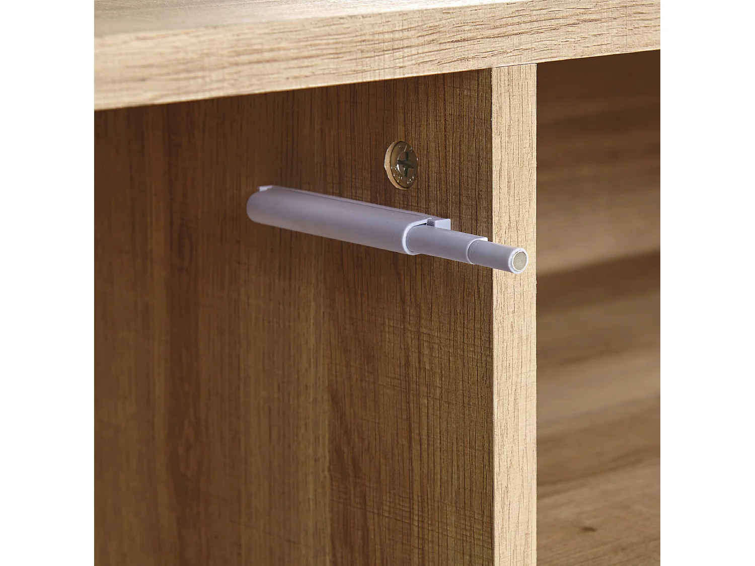 Meuble TV MOINES Marron/noir