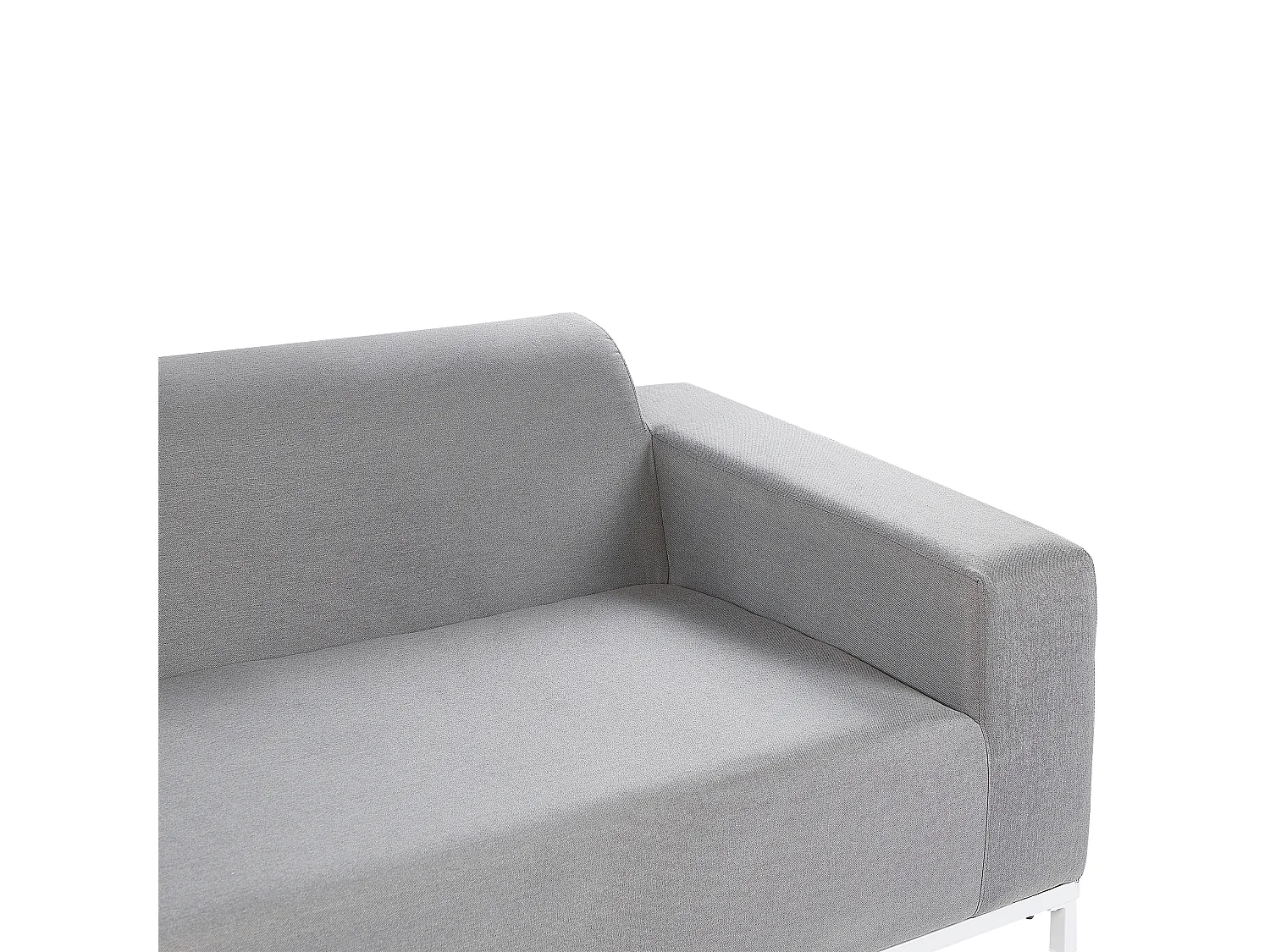 Tuin loungebank 3-zitter ROVIGO Lichtgrijs