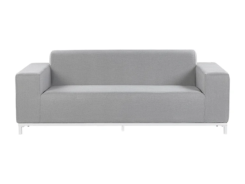 Gartensofa 3-Sitzer ROVIGO Hellgrau