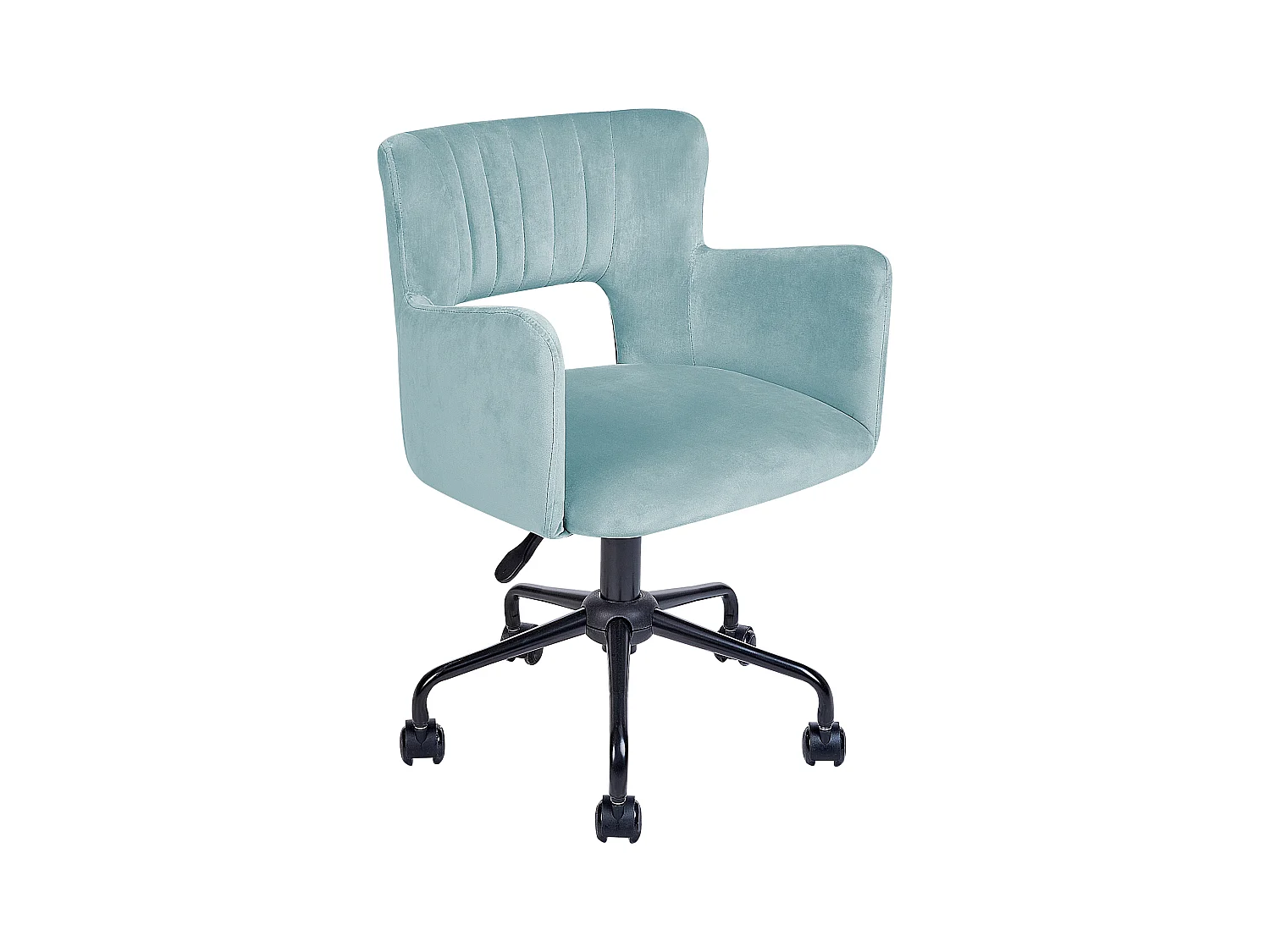 Sedia da scrivania SANILAC Velluto Verde menta