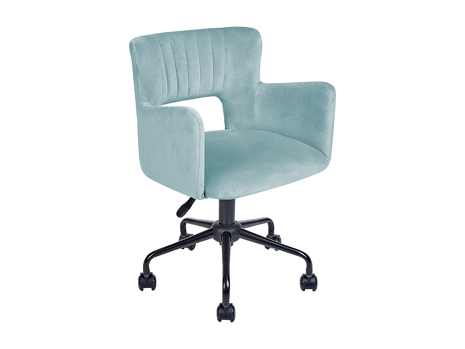 Sedia da scrivania SANILAC Velluto Verde menta