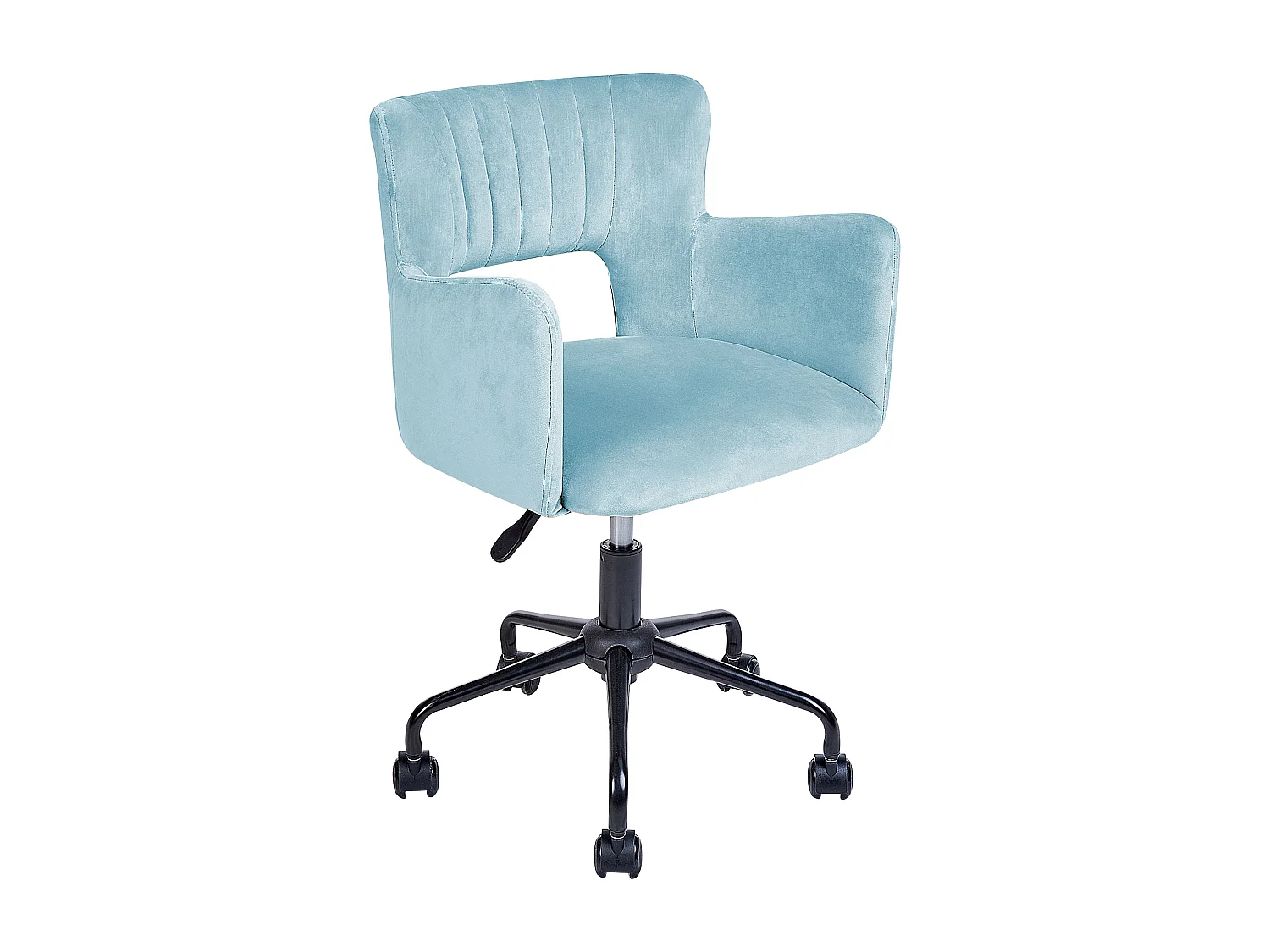 Sedia da scrivania SANILAC Velluto Verde menta