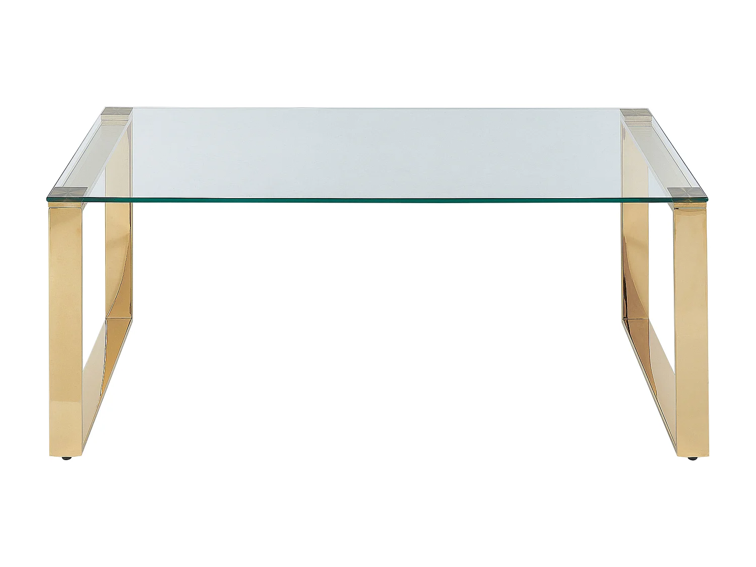 Table basse TILON Verre de sécurité Doré