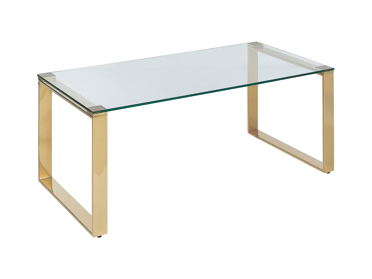 Table basse TILON Verre de sécurité Doré