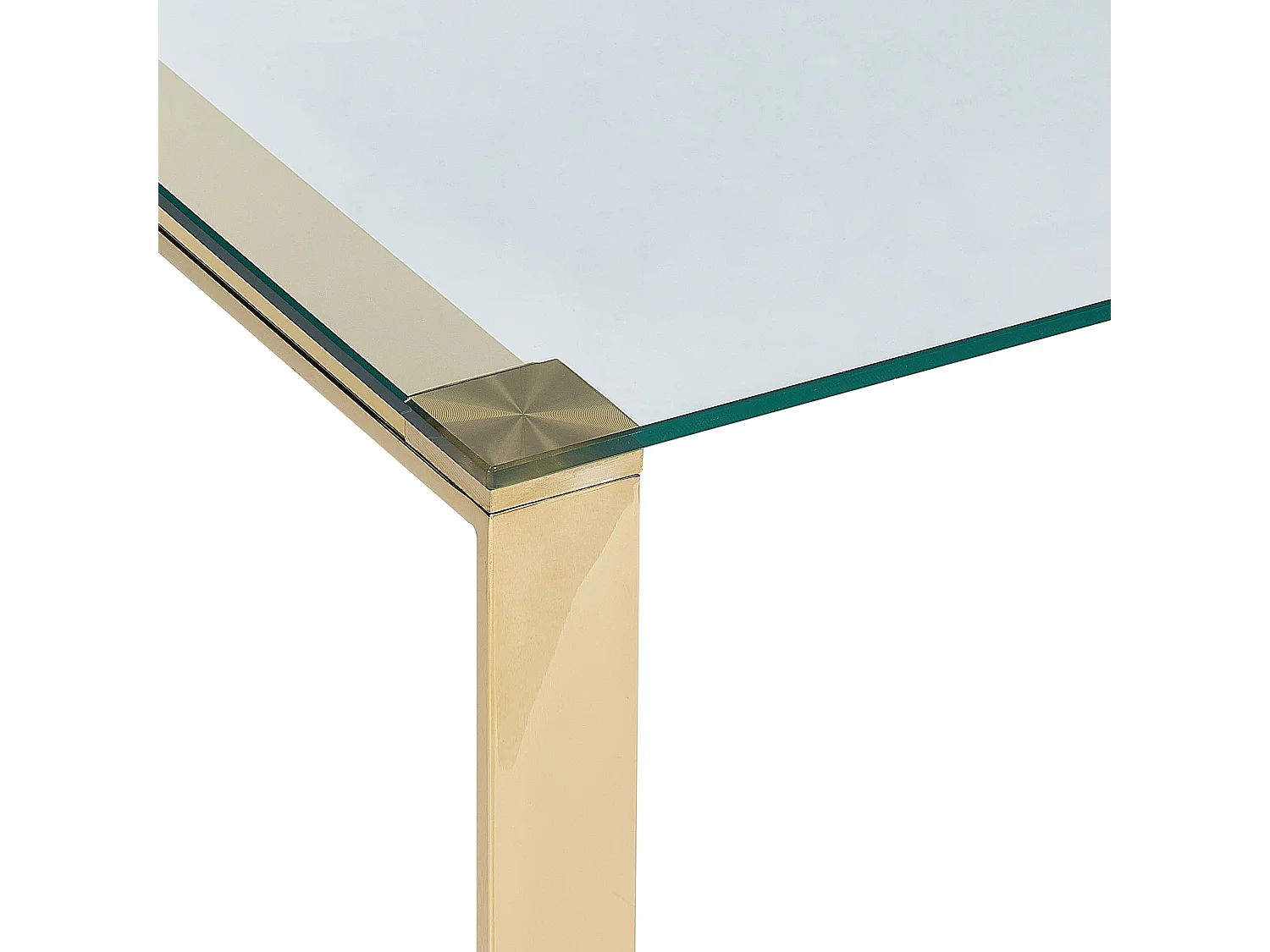 Table basse TILON Verre de sécurité Doré