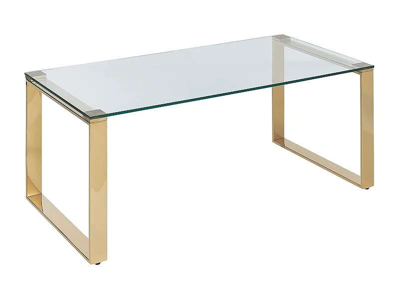 Salontafel TILON Veiligheidsglas Goud