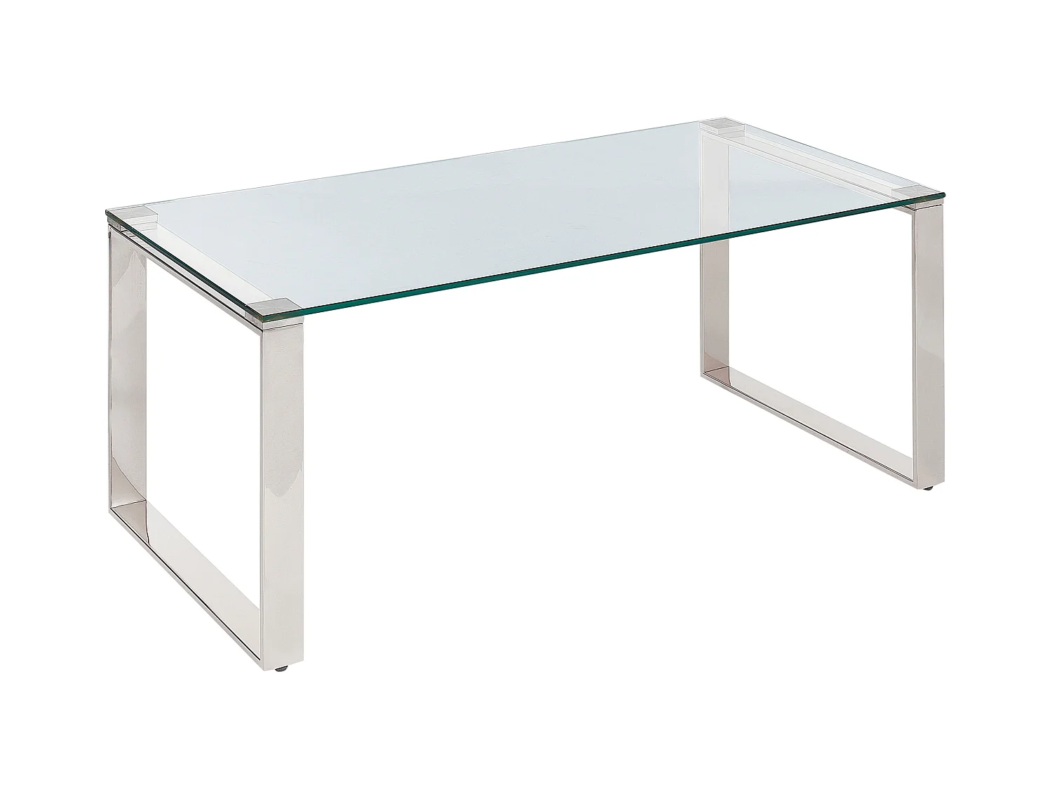 Salontafel TILON Veiligheidsglas Zilver
