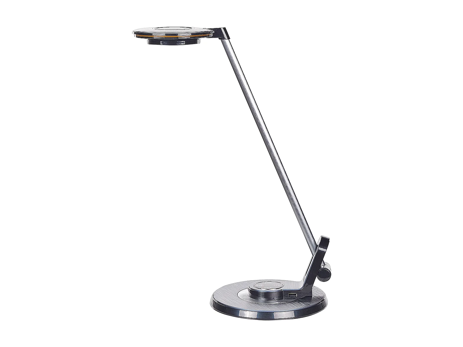 Lampa biurkowa LED CORVUS Ze ściemniaczem Metal Czarny