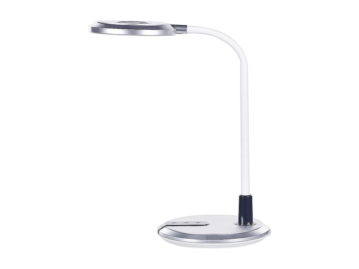 Lampe de bureau LED COLUMBA Réglable Métal Blanc/argenté