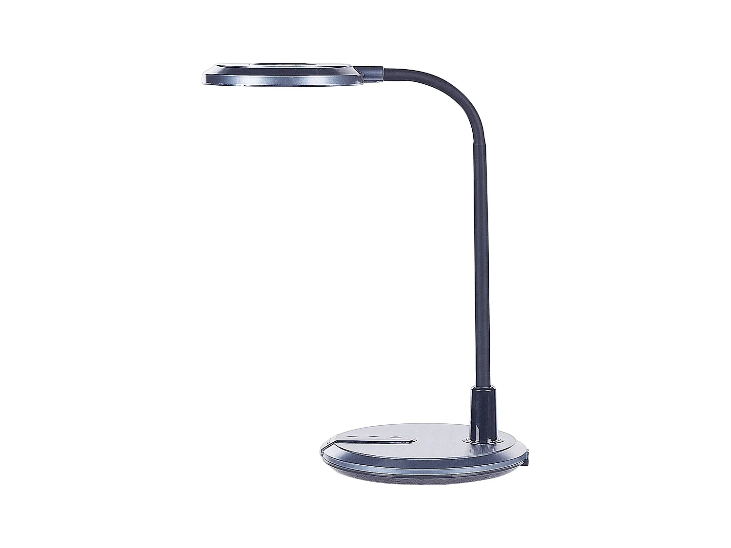 LED Schreibtischlampe COLUMBA verstellbar Metall Schwarz