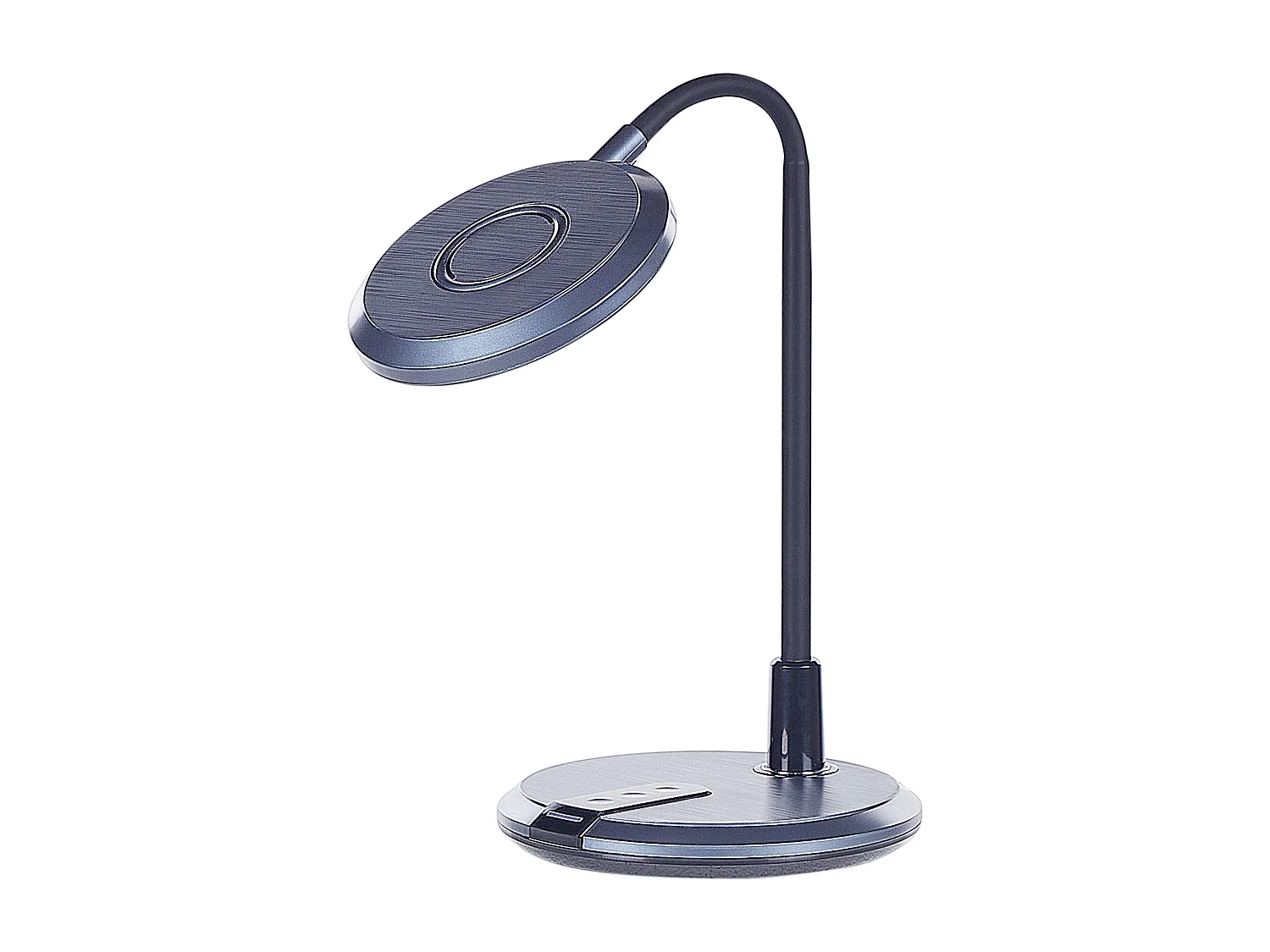 LED Schreibtischlampe COLUMBA verstellbar Metall Schwarz