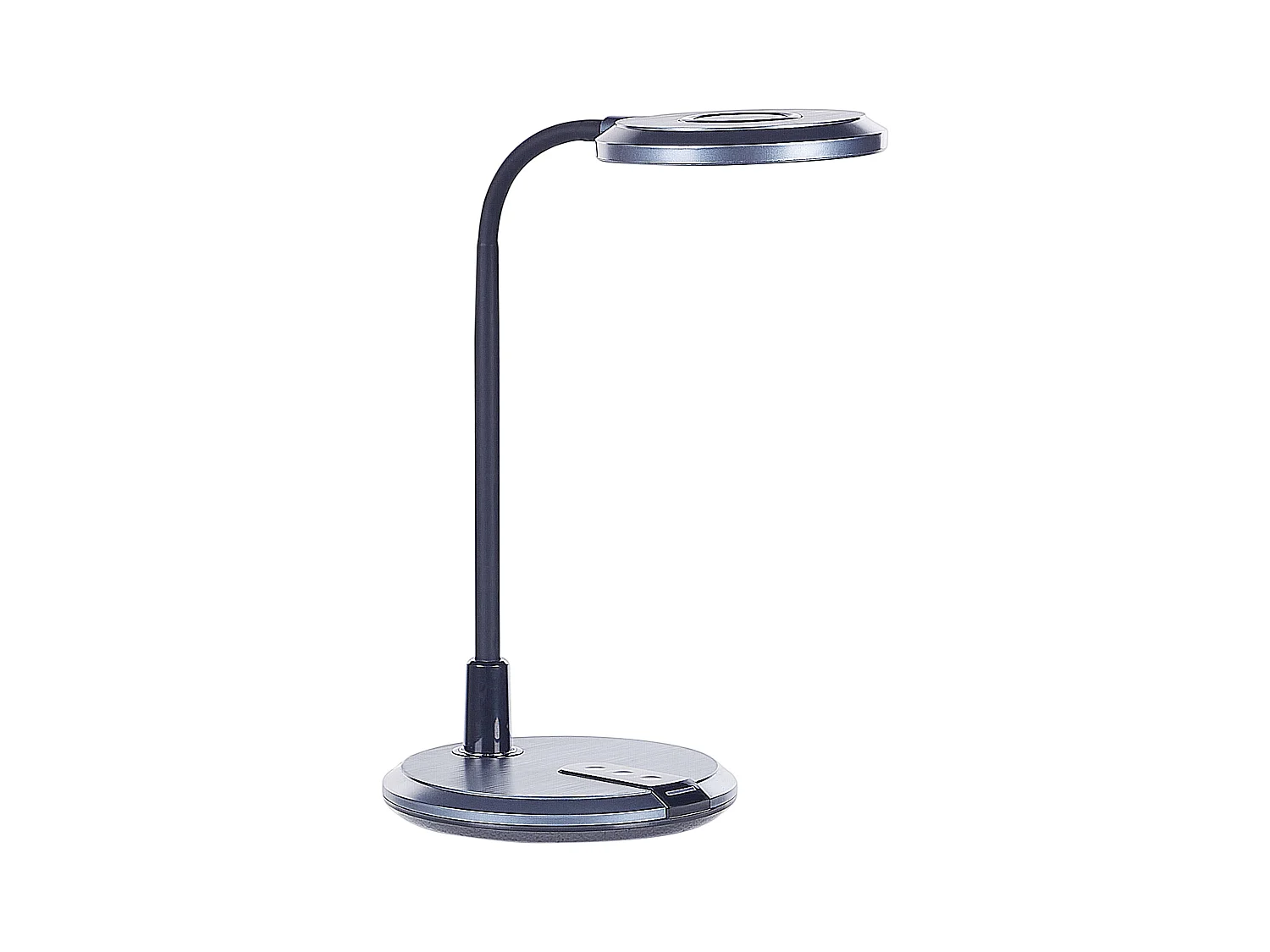 Lámpara LED de escritorio COLUMBA ajustable Metal Negro