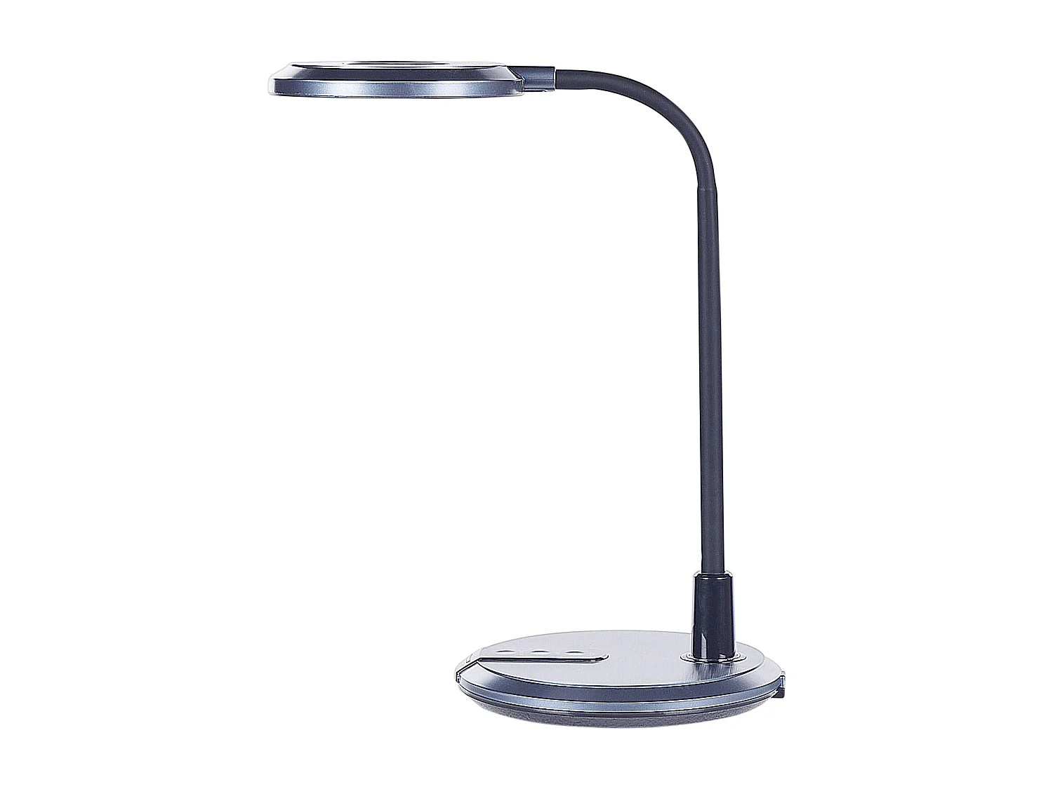 Lámpara LED de escritorio COLUMBA ajustable Metal Negro