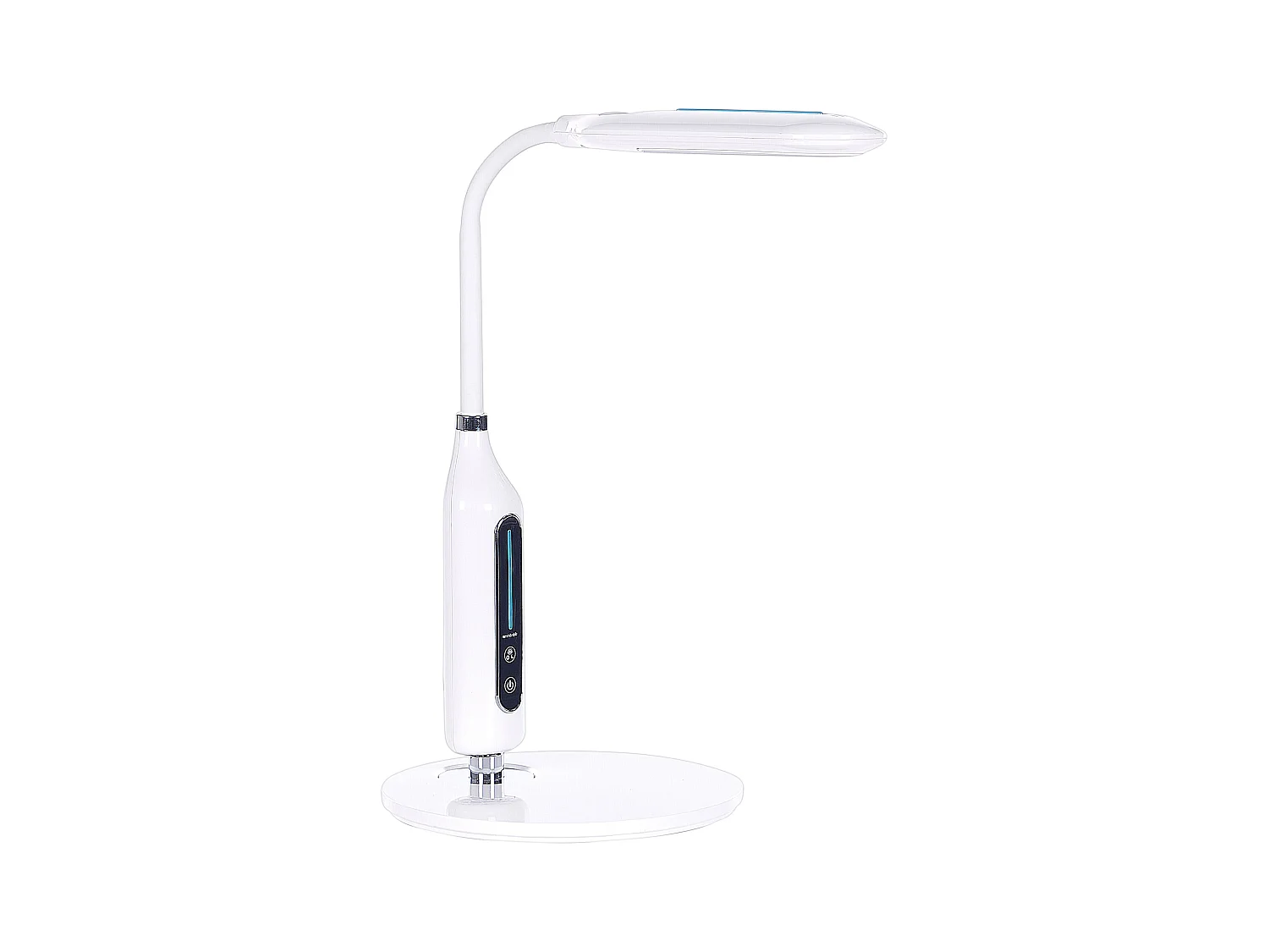 Candeeiro de secretária LED CYGNUS Com regulador de intensidade Metal Branco