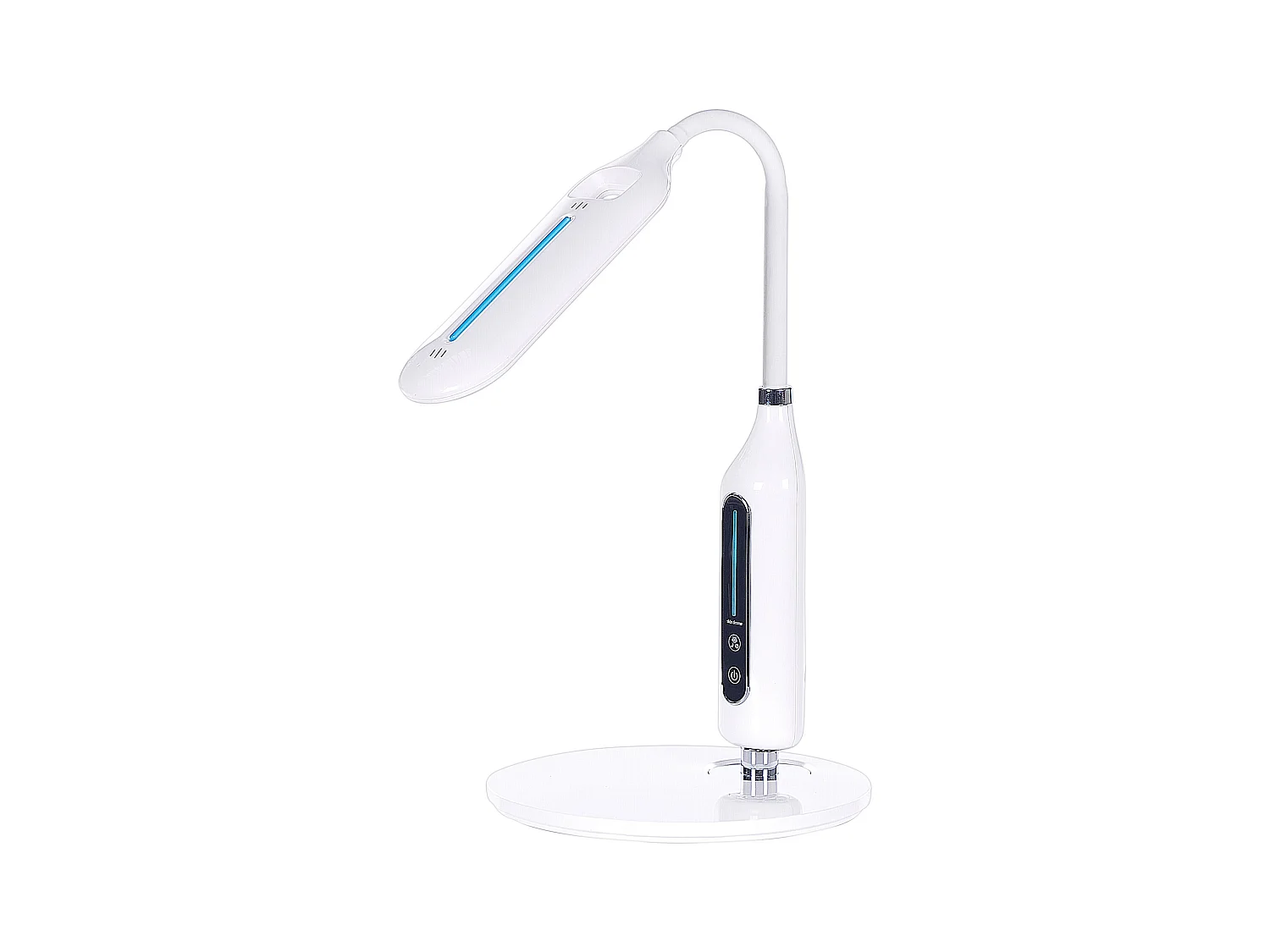 Lampa biurkowa LED CYGNUS Ze ściemniaczem Metal Biały