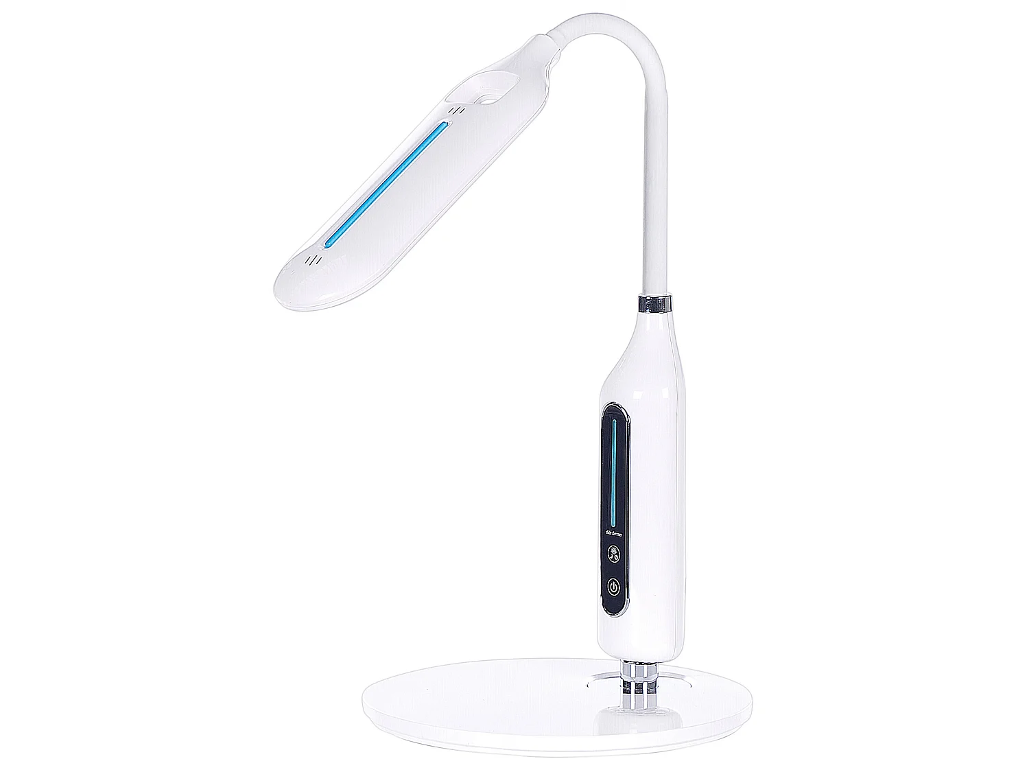 Lampe de bureau LED CYGNUS Avec variateur Métal Blanc