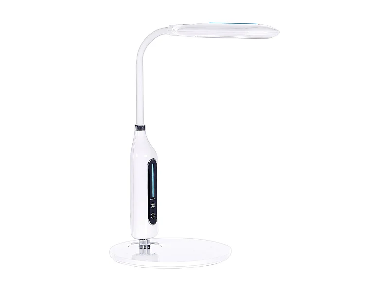 Lámpara LED de escritorio CYGNUS con regulador de intensidad Metal Blanco