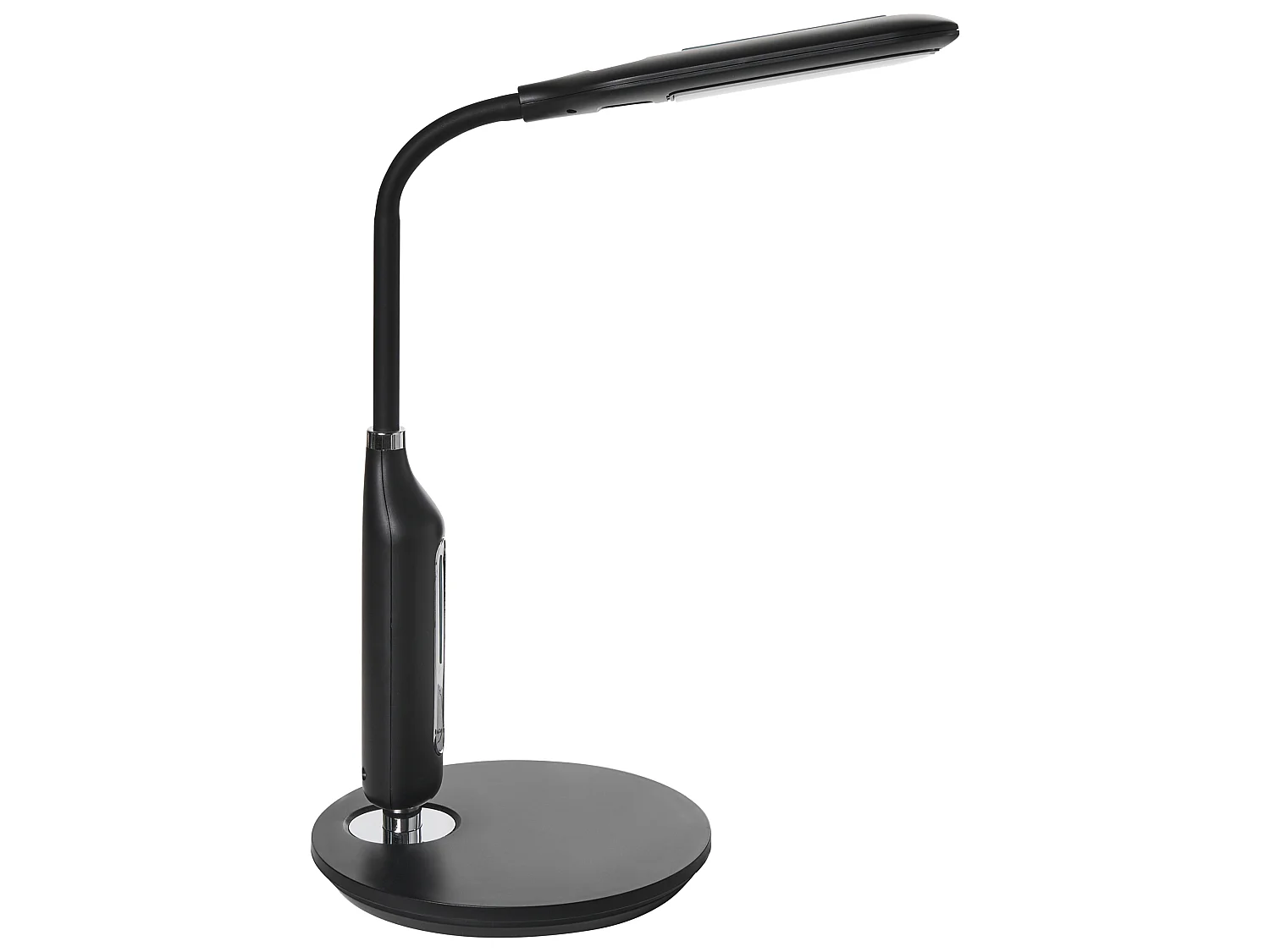 Candeeiro de secretária LED CYGNUS Com regulador de intensidade Metal Preto