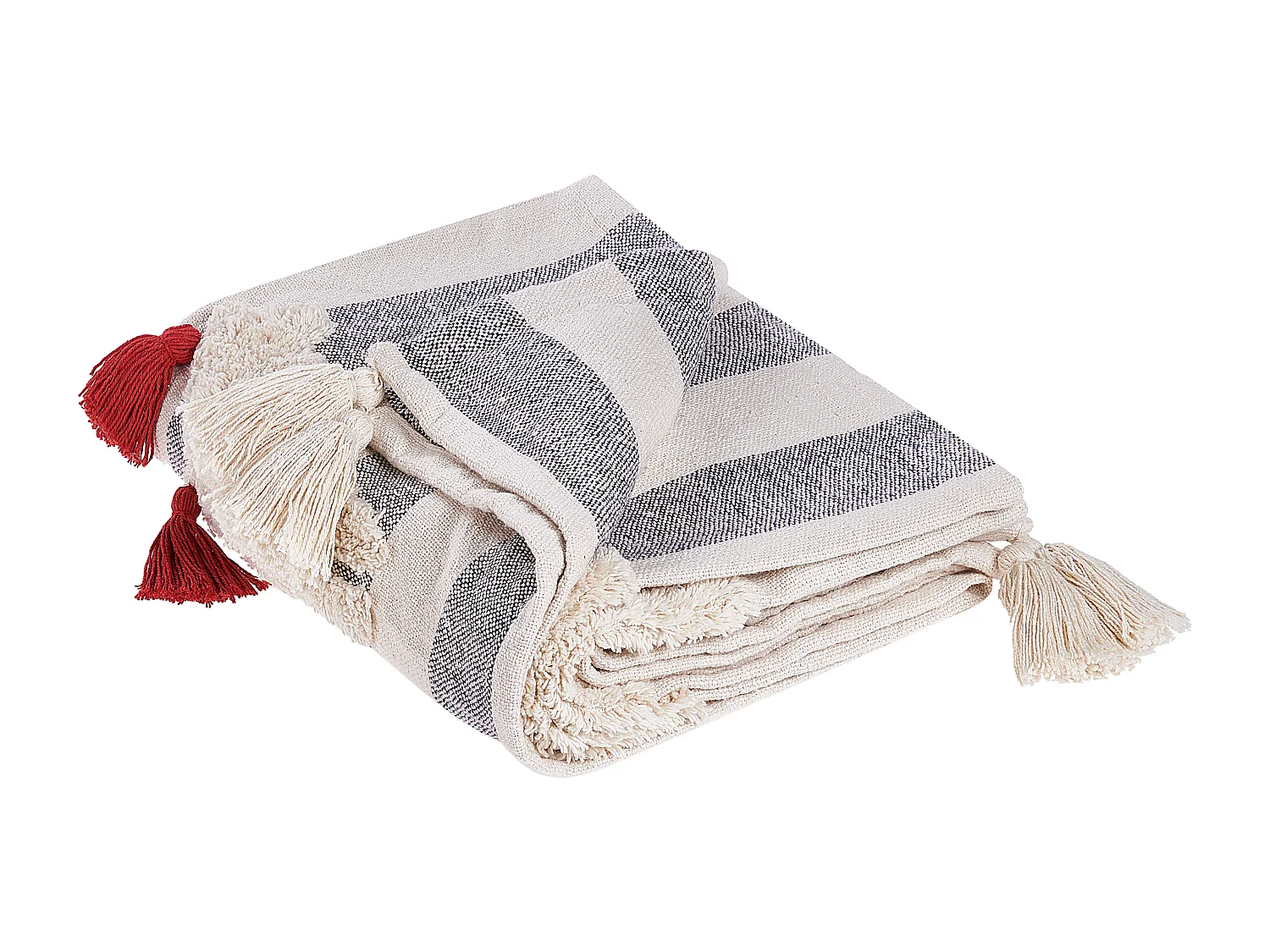 Couverture NAMTAR Coton 125 x 150 cm Blanc