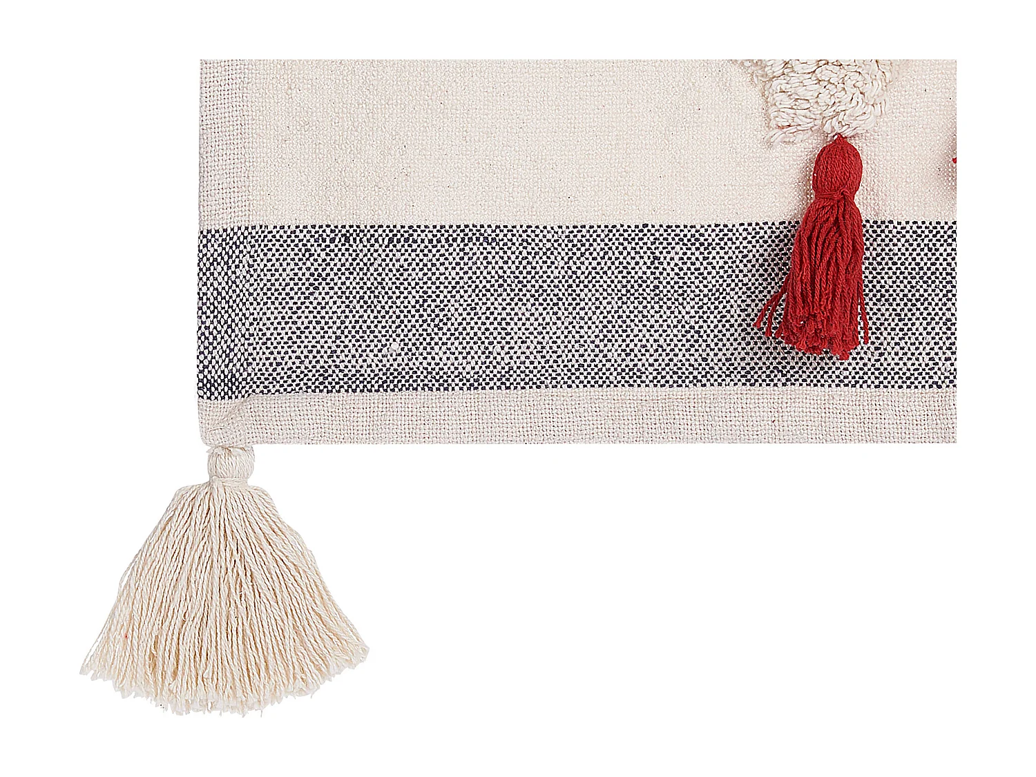 Couverture NAMTAR Coton 125 x 150 cm Blanc