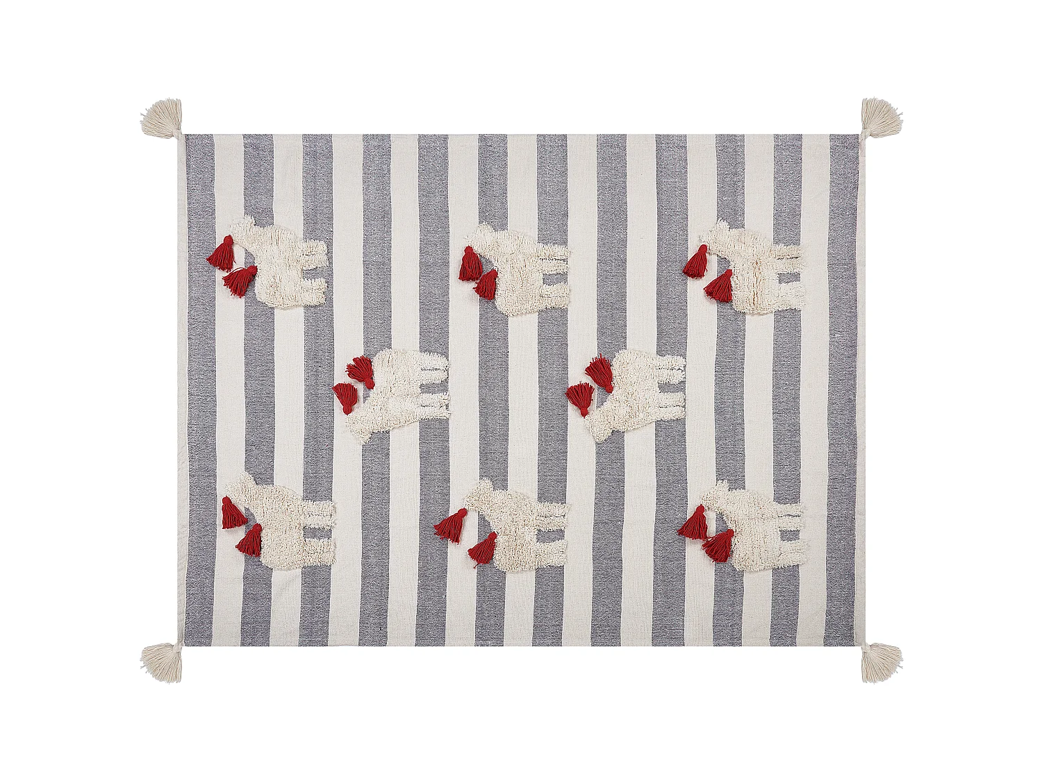 Blanket NAMTAR Cotton 125 x 150 cm White