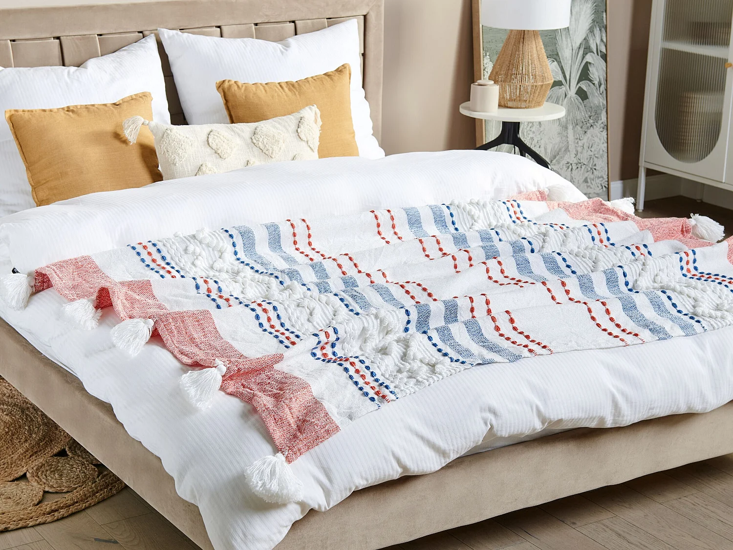 Plaid CUBUK 130 x 150 cm Multicolor