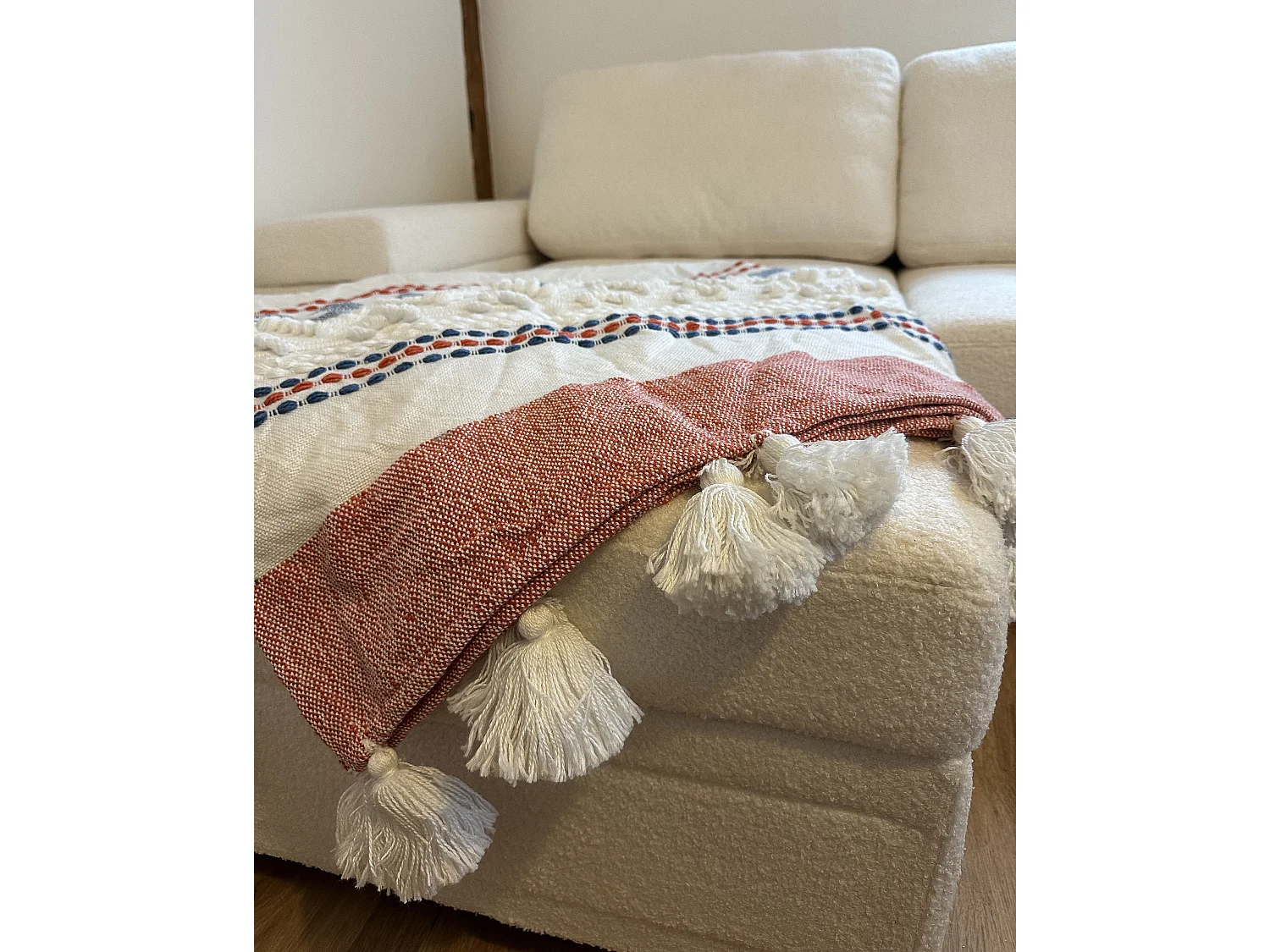 Plaid CUBUK 130 x 150 cm Multicolor