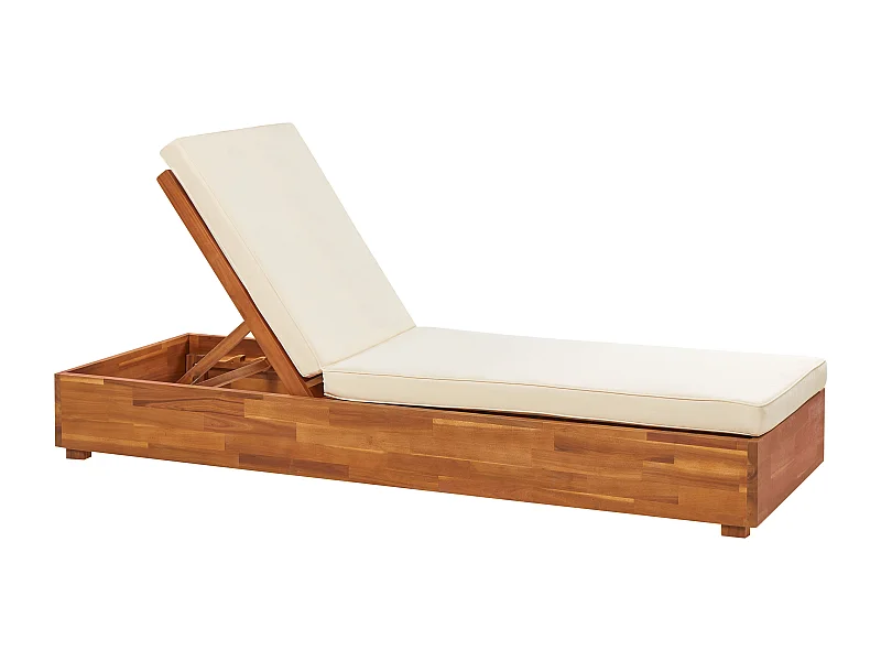 Transat avec coussin FANANO Acacia Marron