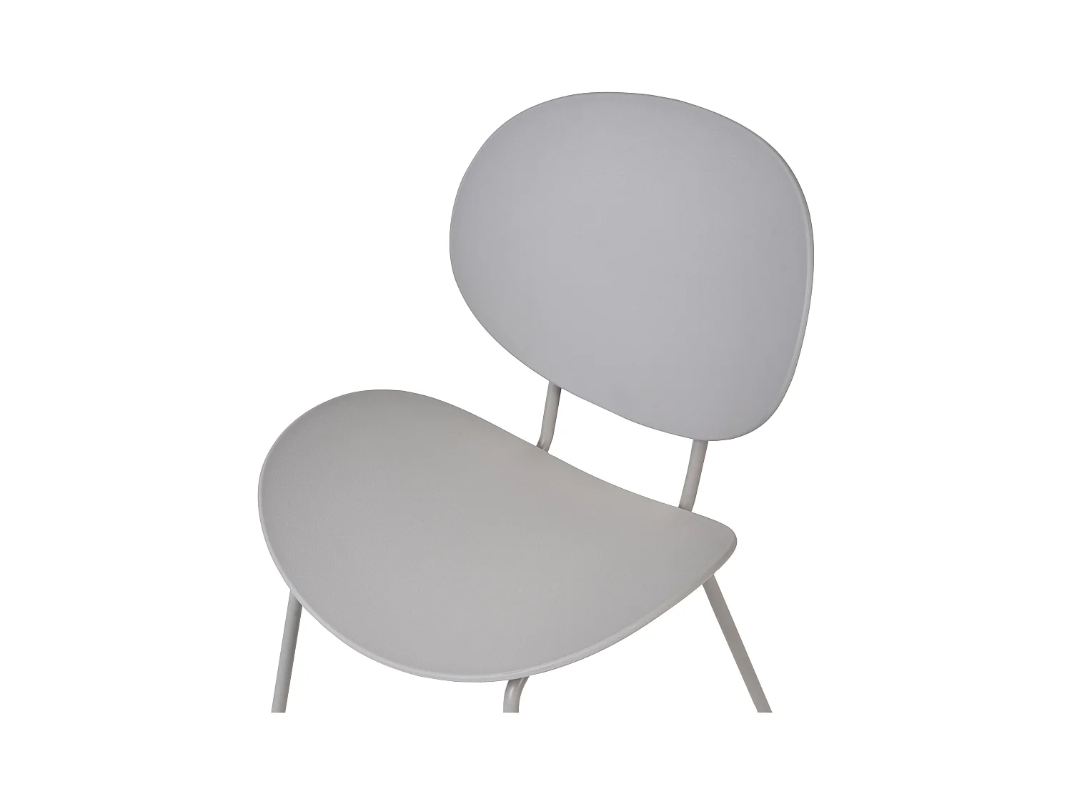 Set van 2 eetkamerstoelen SHONTO Lichtgrijs