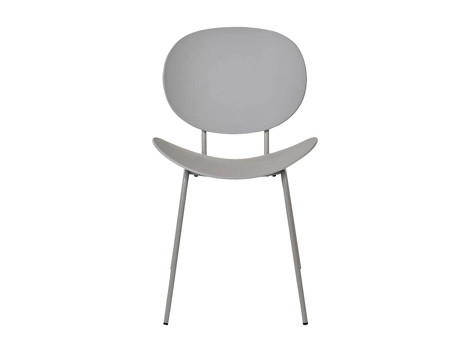 Lot de 2 chaises de salle à manger SHONTO Gris clair