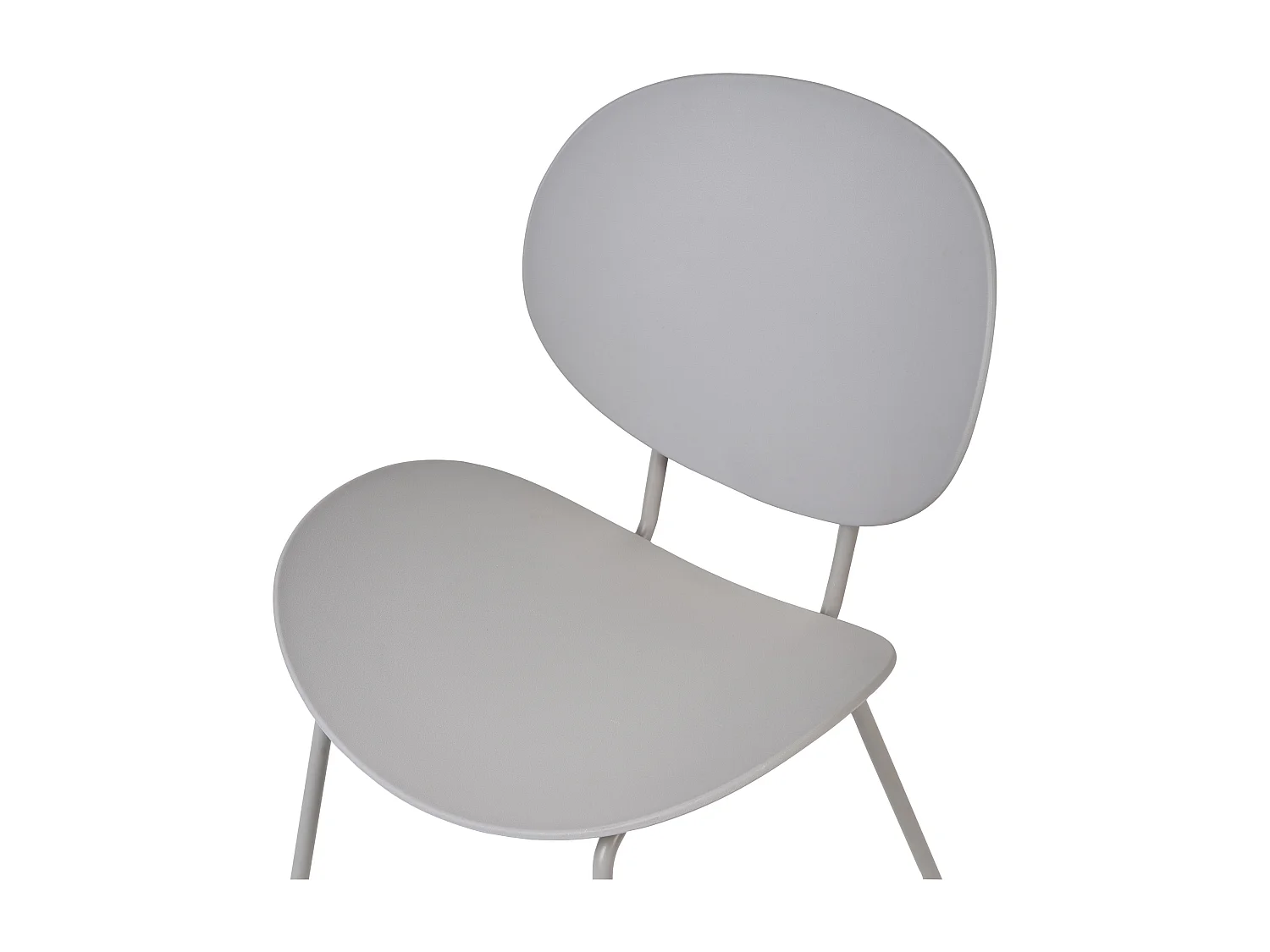 Lot de 2 chaises de salle à manger SHONTO Gris clair