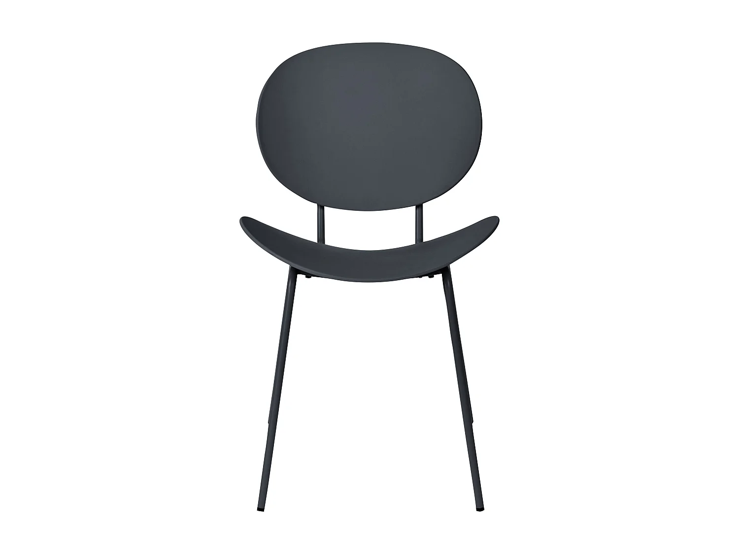 Set van 2 eetkamerstoelen SHONTO Zwart