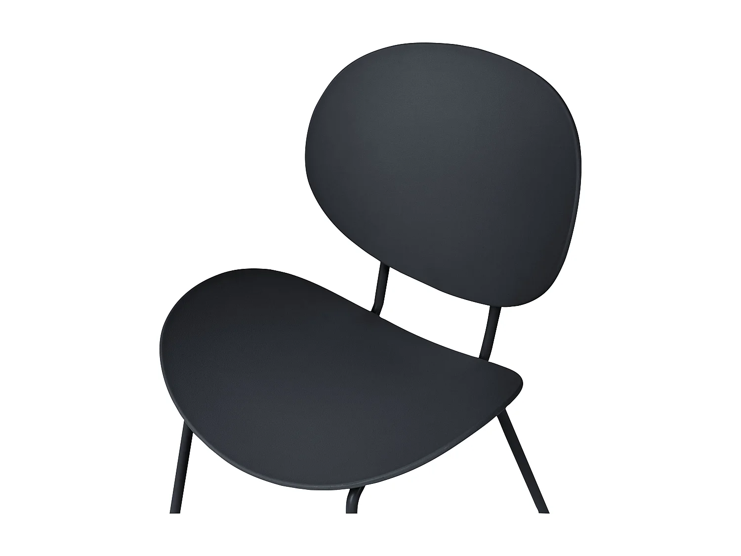 Set van 2 eetkamerstoelen SHONTO Zwart