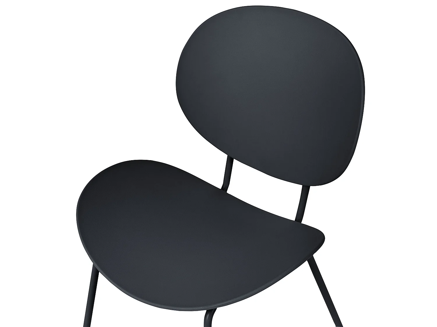 Set van 2 eetkamerstoelen SHONTO Zwart