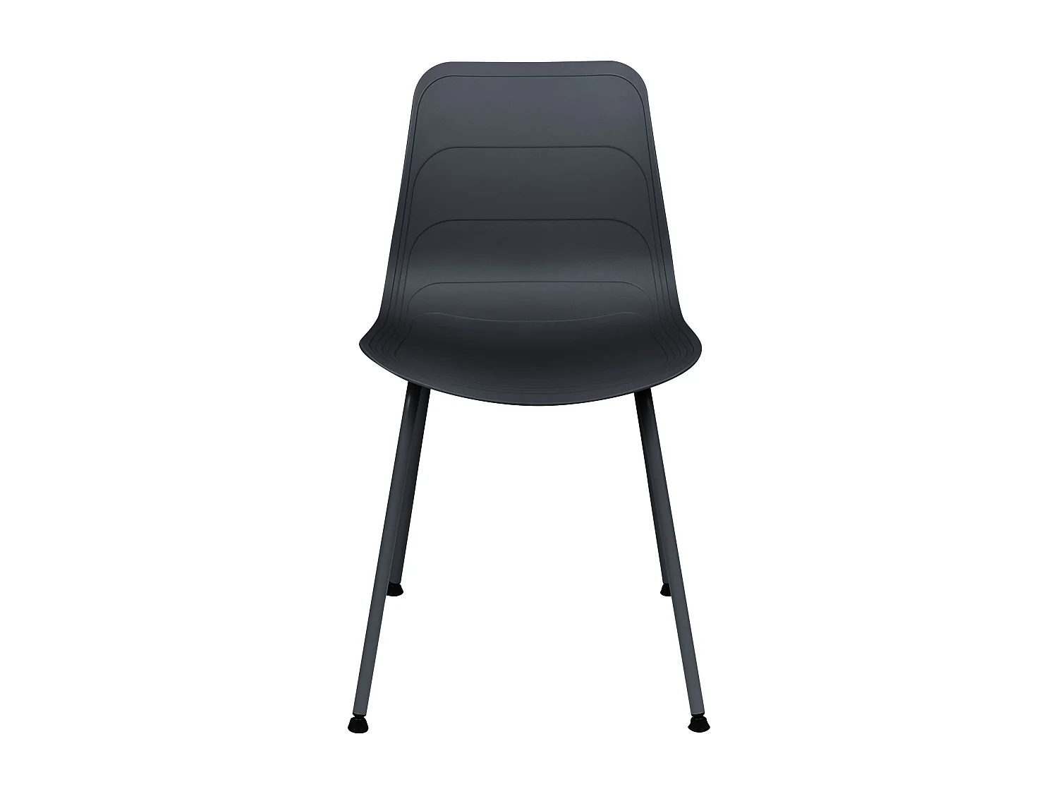 Lot de 2 chaises de salle à manger LOOMIS Noir