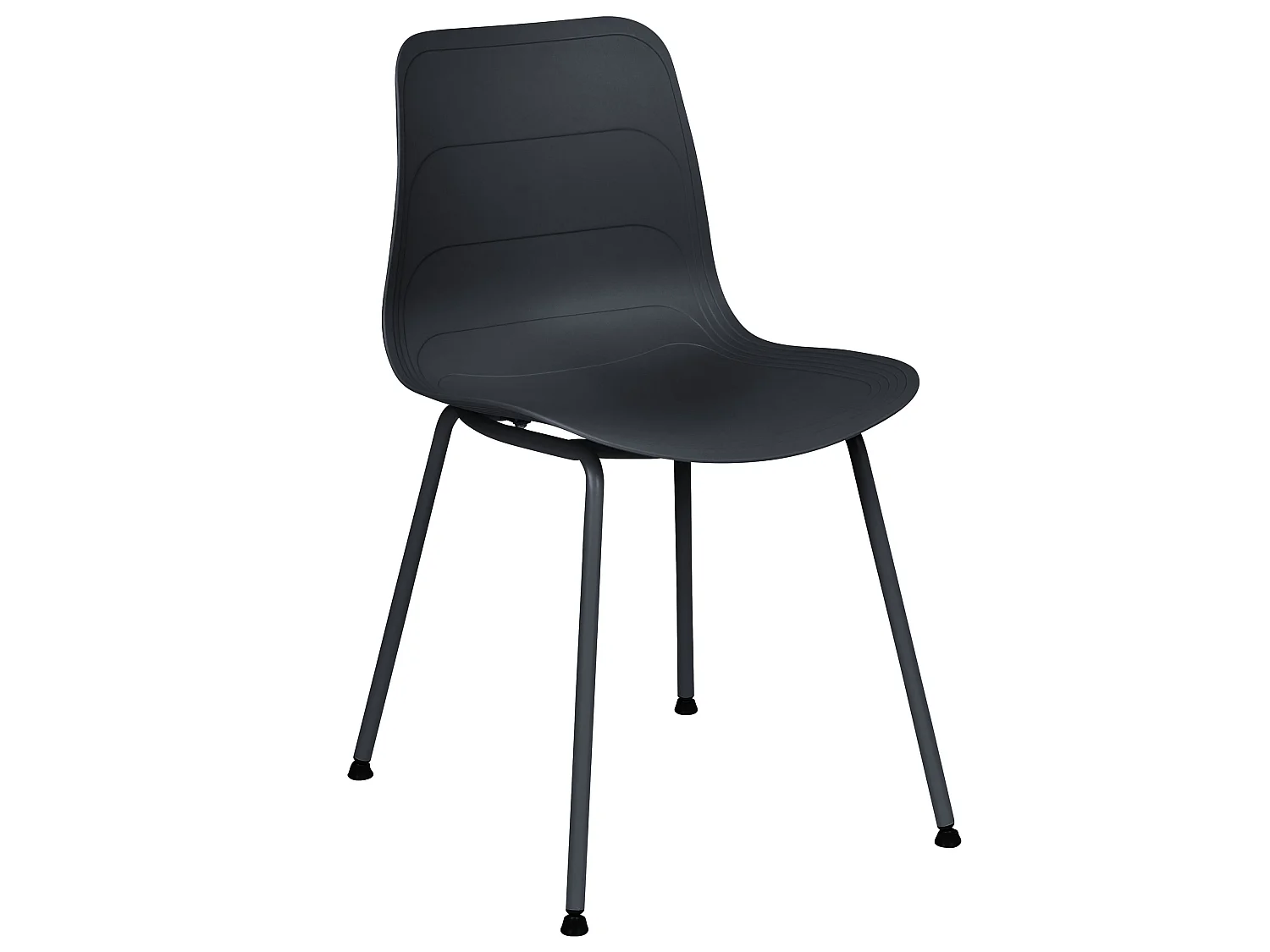 Lot de 2 chaises de salle à manger LOOMIS Noir
