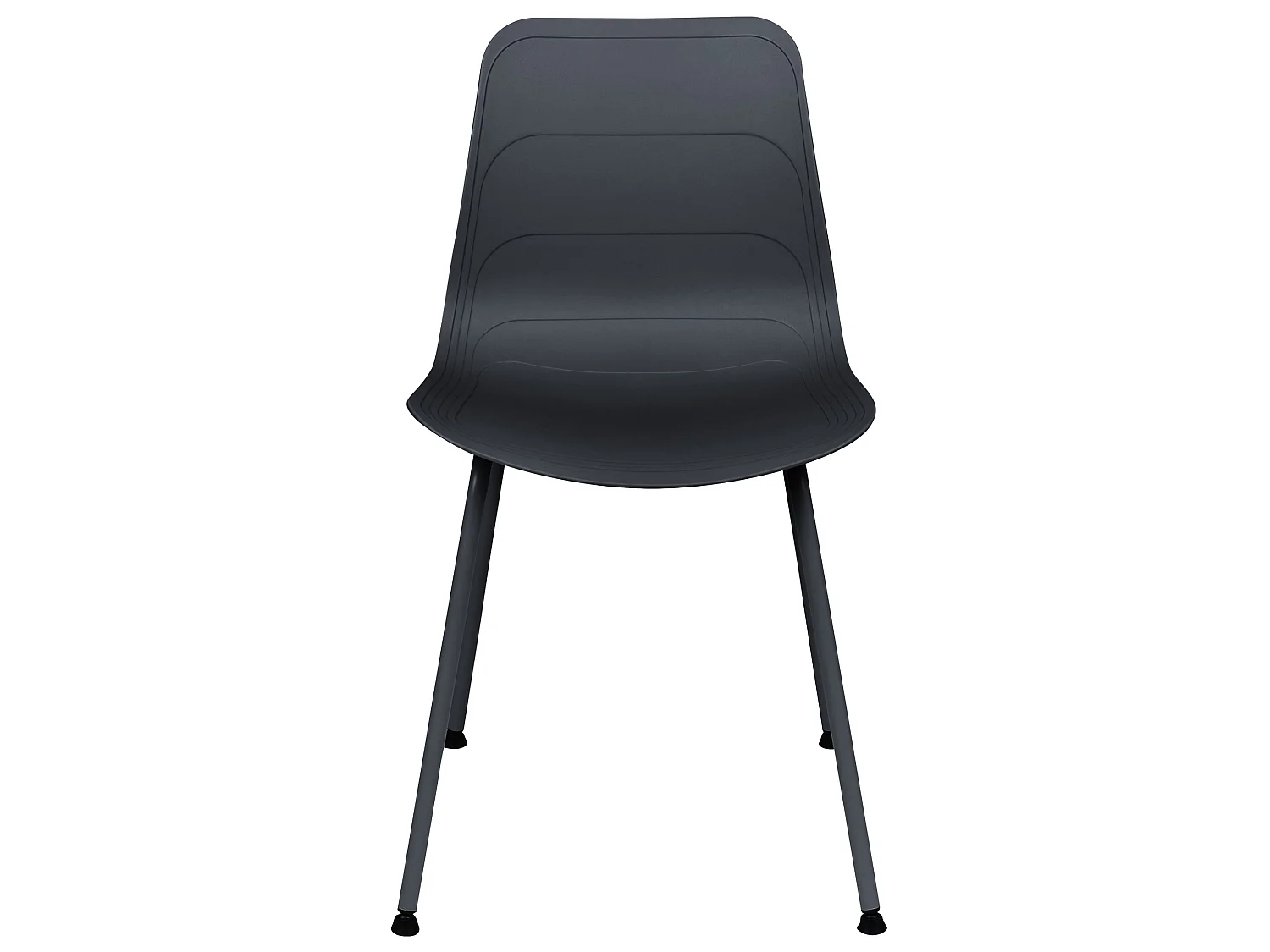 Lot de 2 chaises de salle à manger LOOMIS Noir