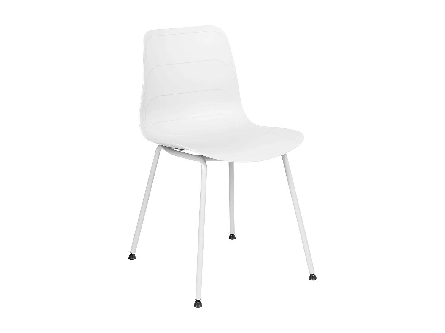 Lot de 2 chaises de salle à manger LOOMIS Blanc