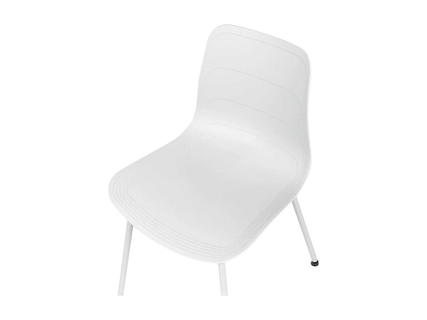 Lot de 2 chaises de salle à manger LOOMIS Blanc