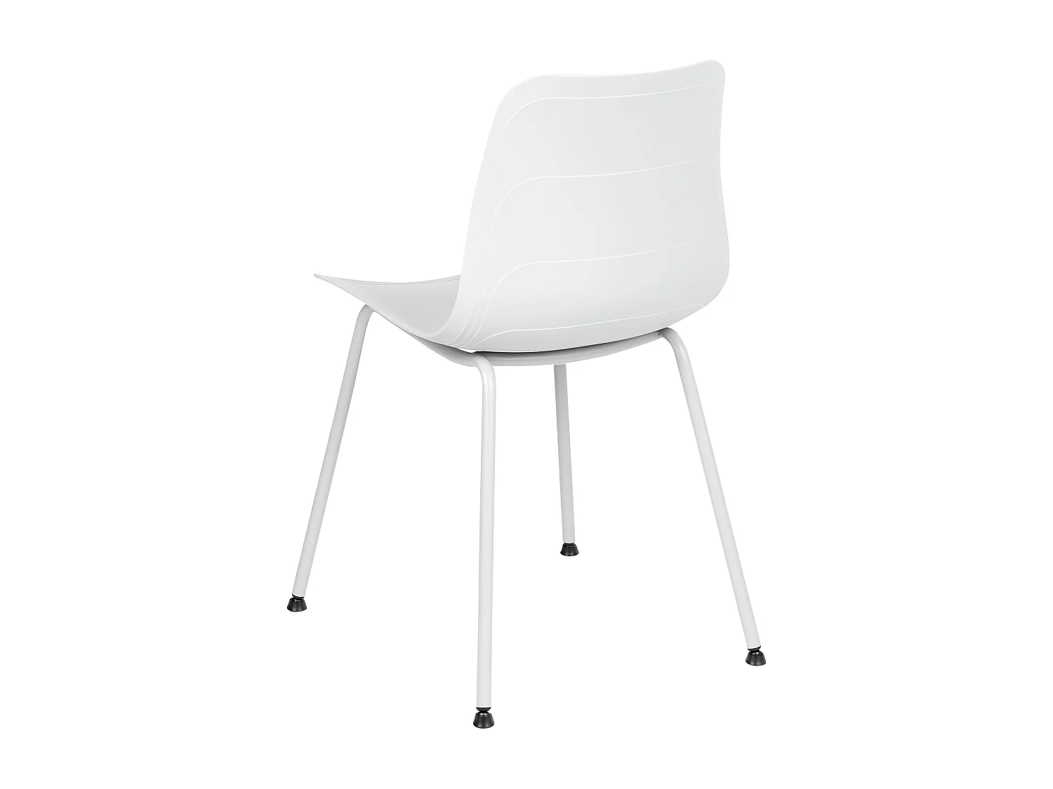 Lot de 2 chaises de salle à manger LOOMIS Blanc