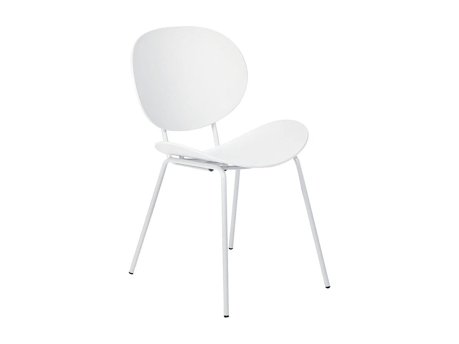 Lot de 2 chaises de salle à manger SHONTO Blanc