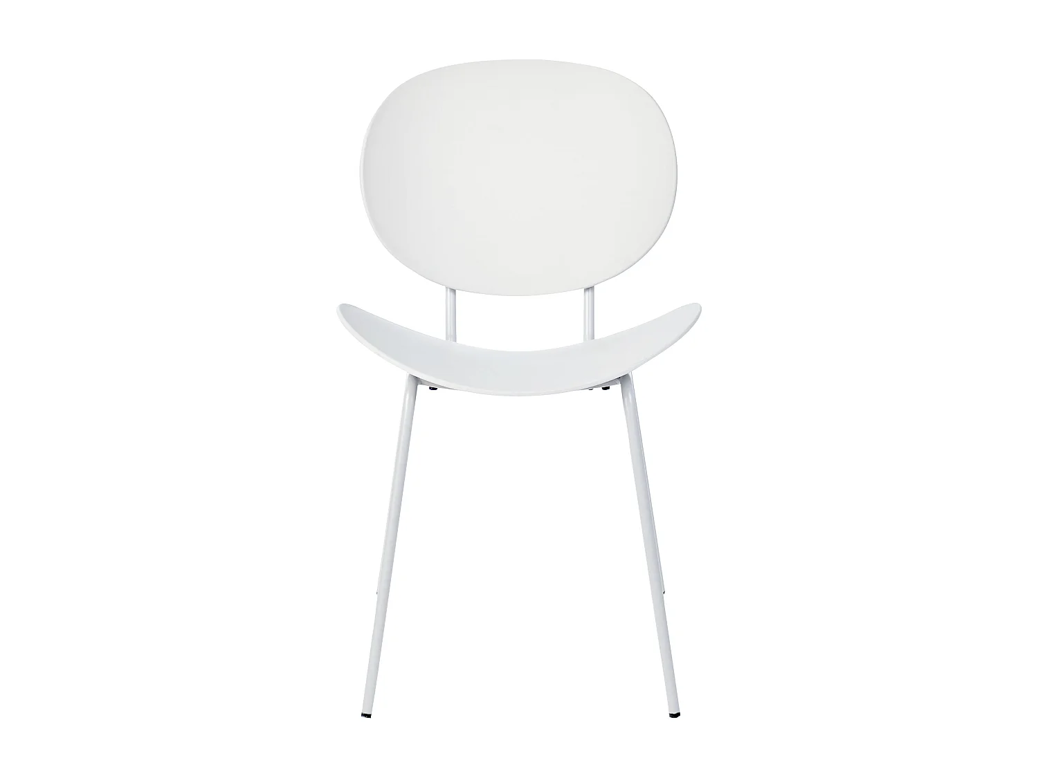 Lot de 2 chaises de salle à manger SHONTO Blanc