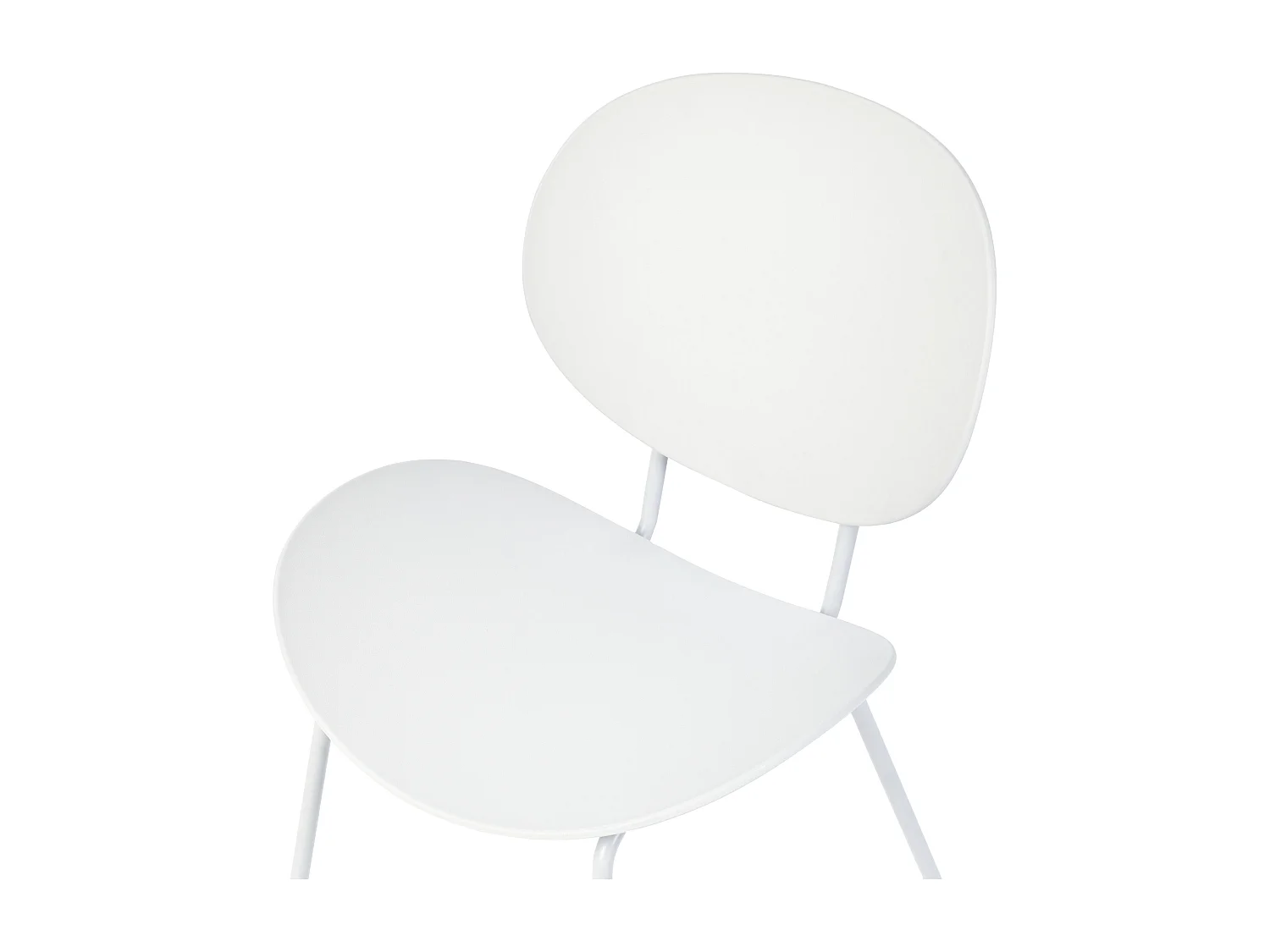 Lot de 2 chaises de salle à manger SHONTO Blanc