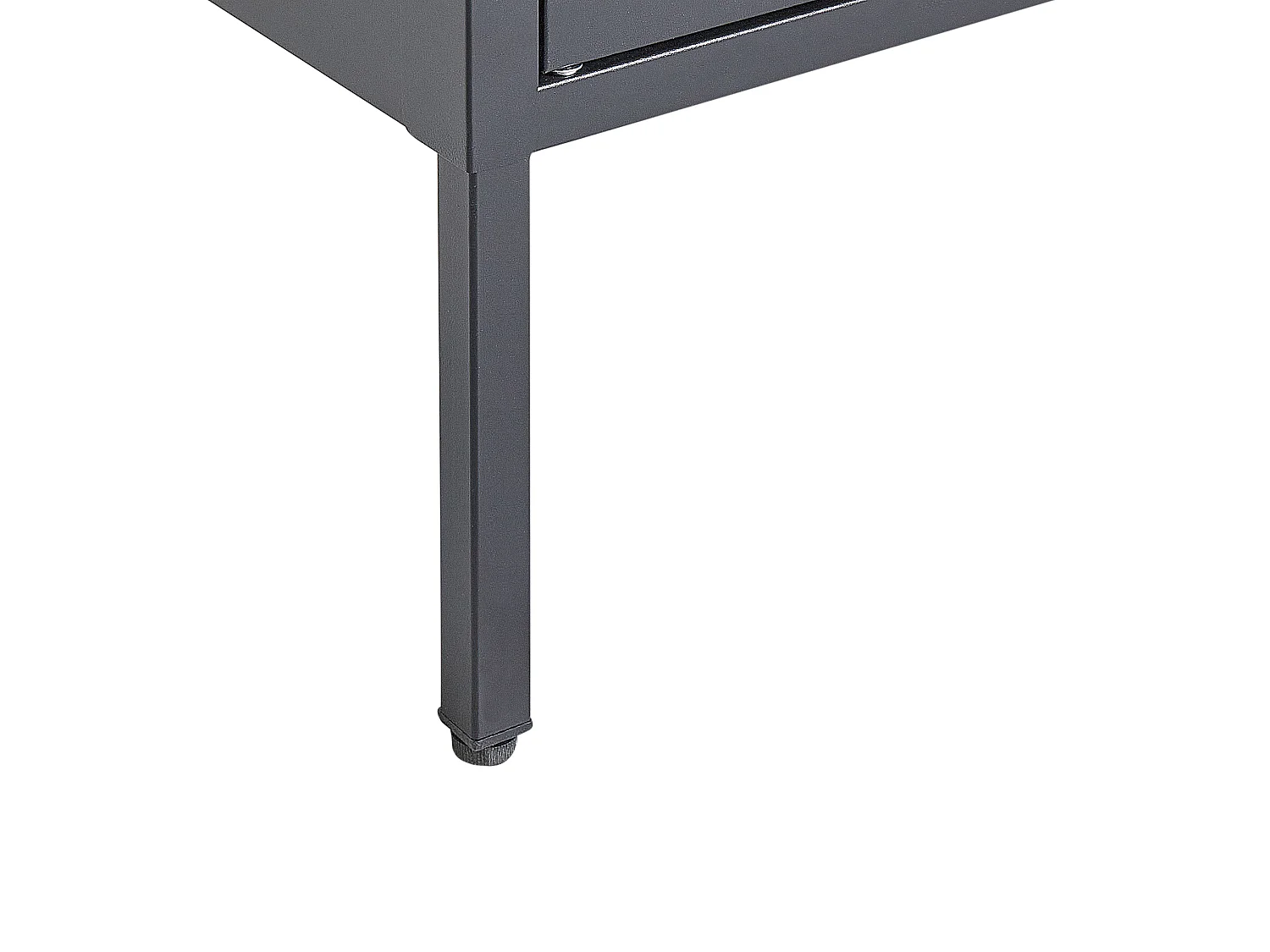 Armoire vitrine OXTED Métal 80 cm Noir