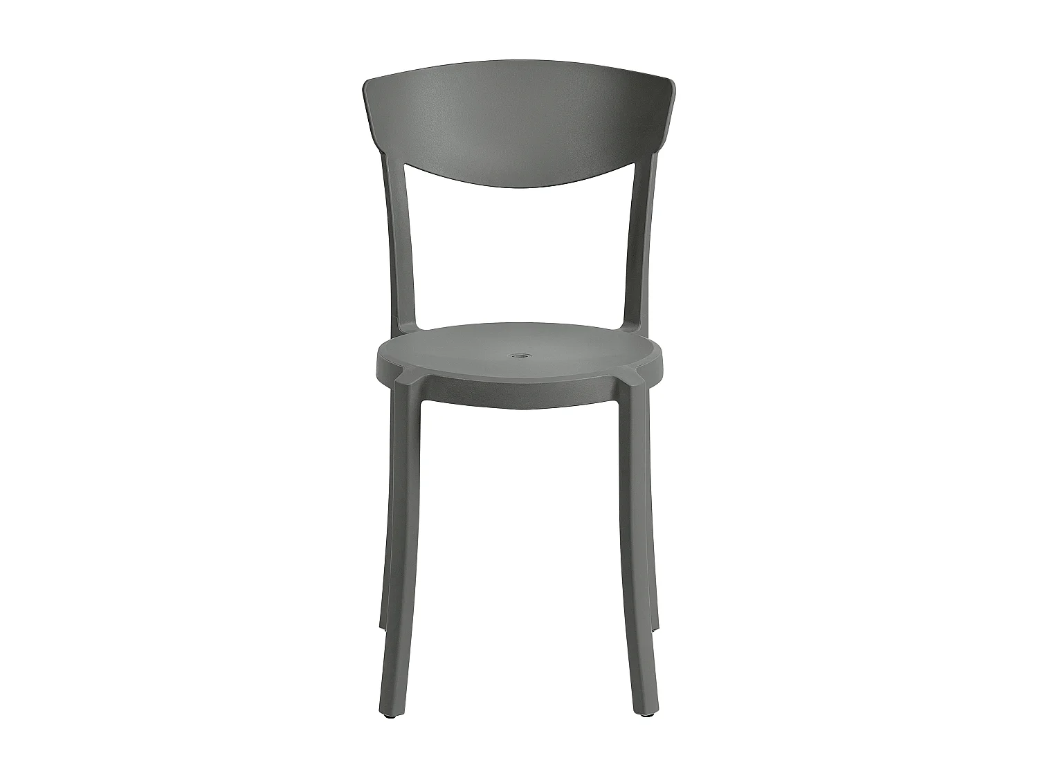 Lot de 4 chaises de jardin VIESTE Gris foncé
