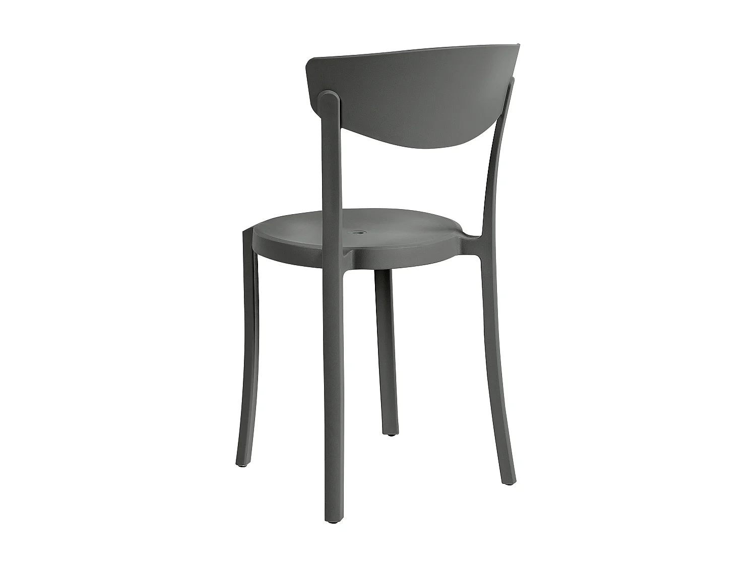 Lot de 4 chaises de jardin VIESTE Gris foncé
