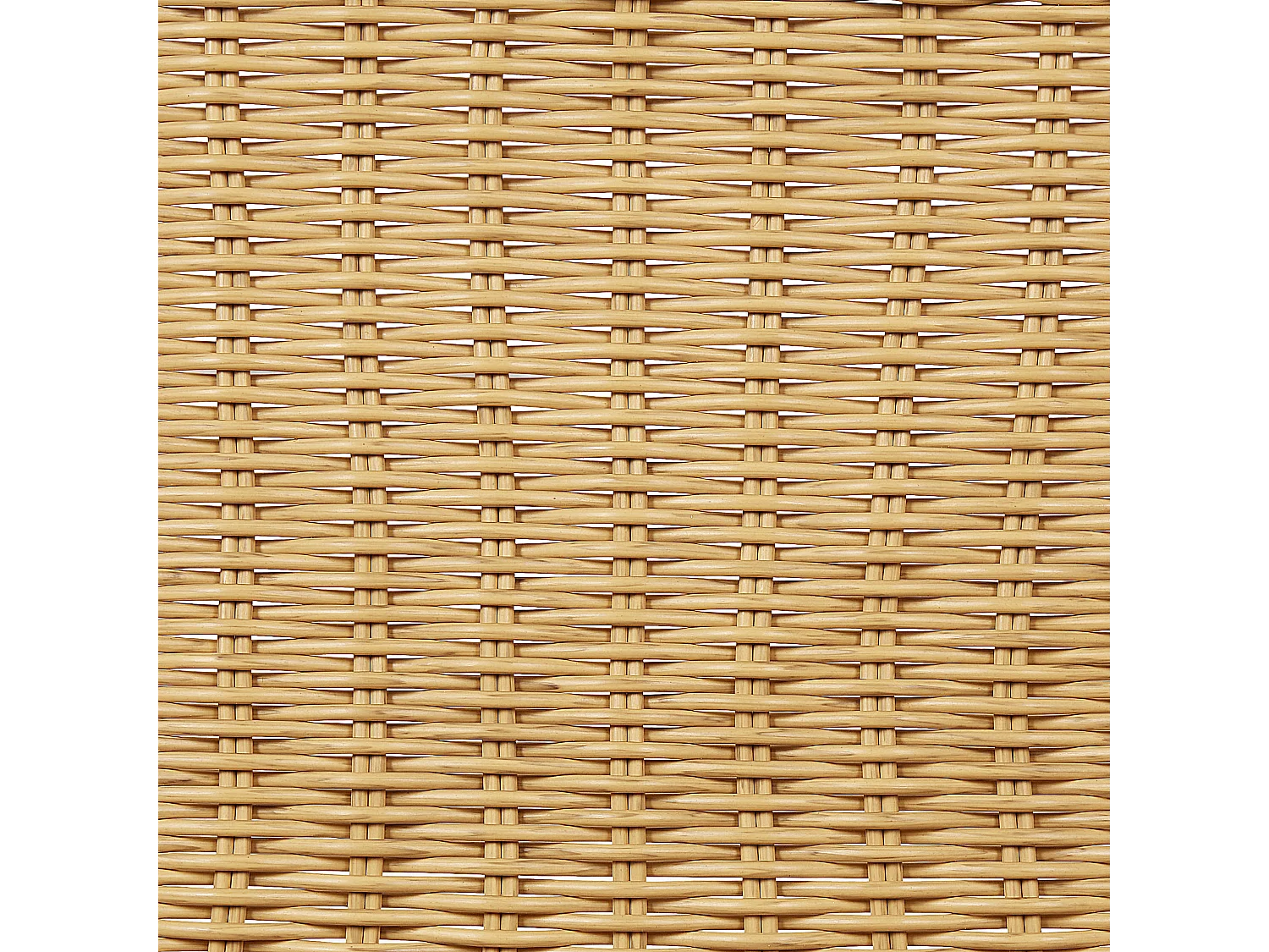 Zestaw 2 krzeseł ogrodowych PRASIMO Technorattan Naturalny