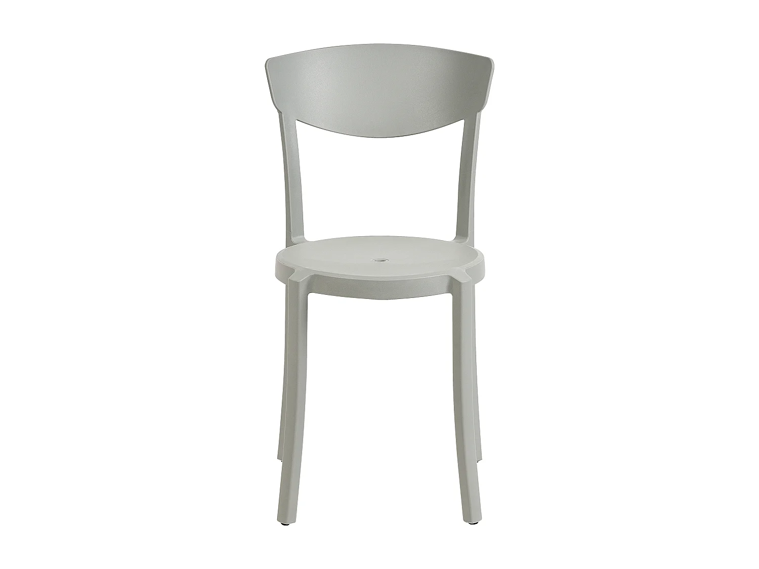 Set van 8 eetkamerstoelen VIESTE Lichtgrijs