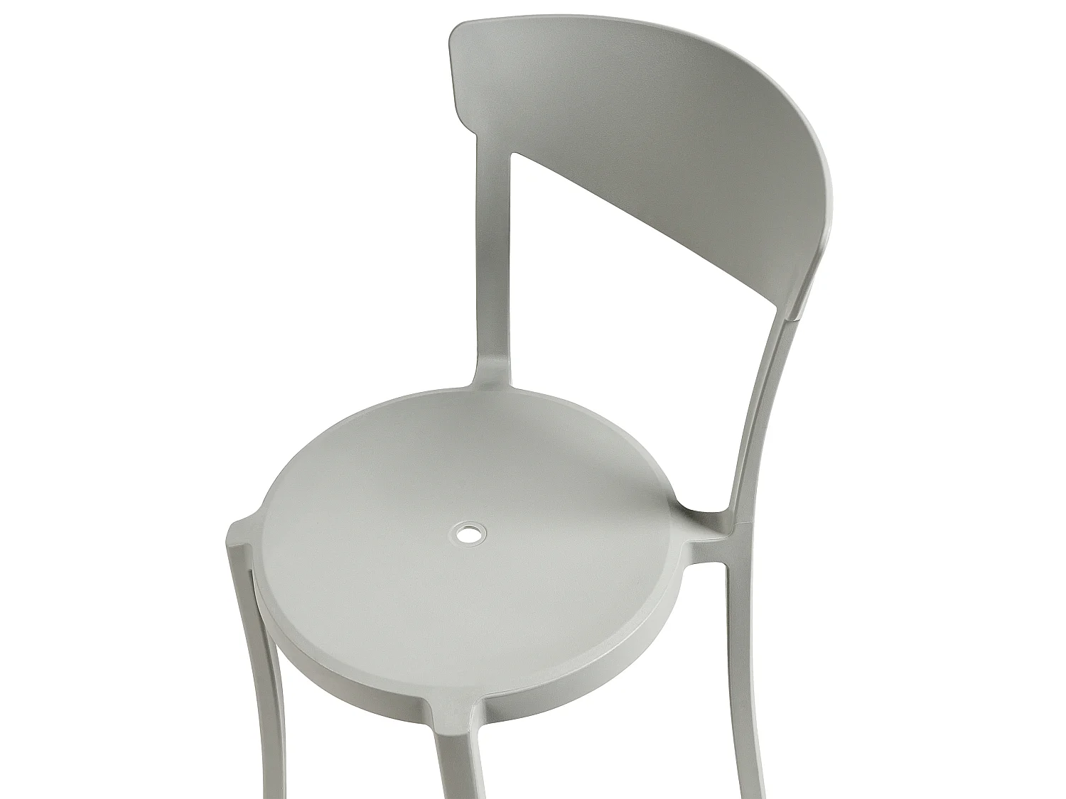 Set van 8 eetkamerstoelen VIESTE Lichtgrijs